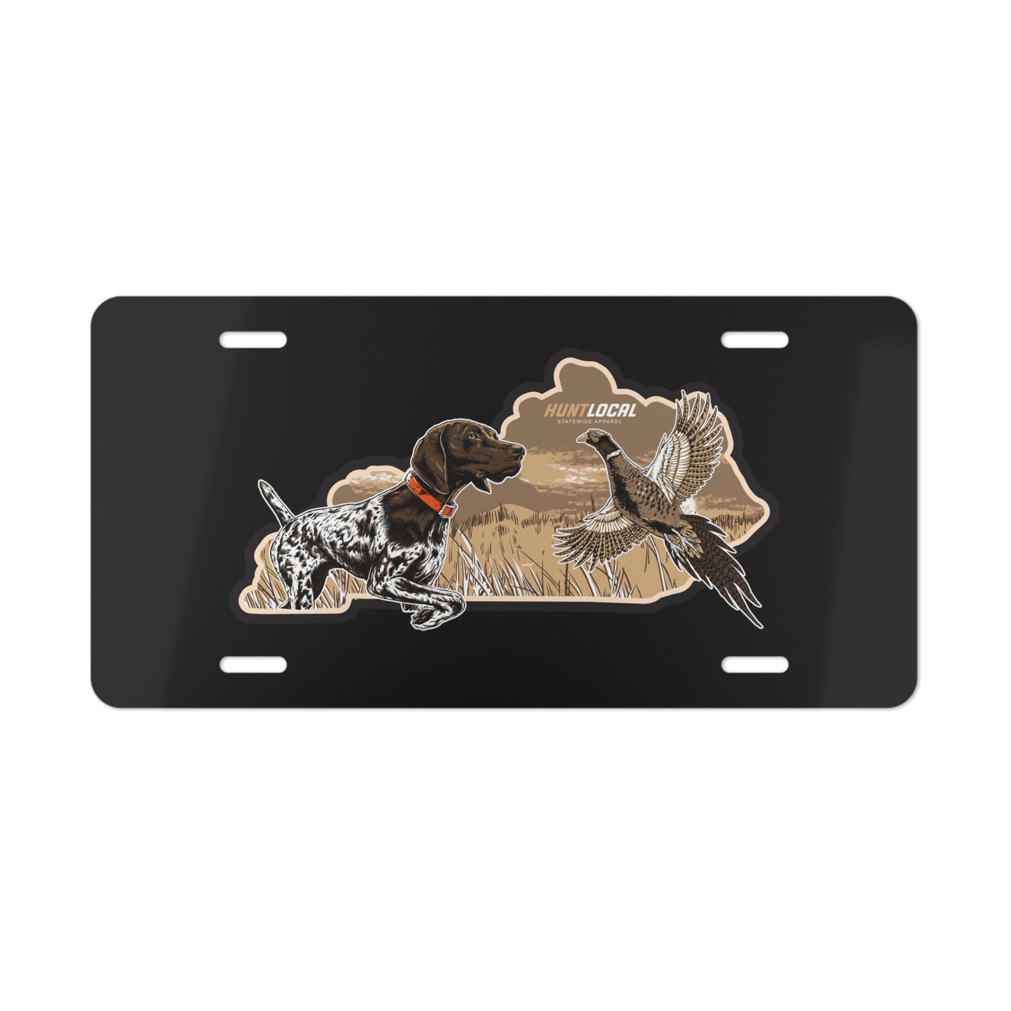 Kentucky - Upland License Plate (black)