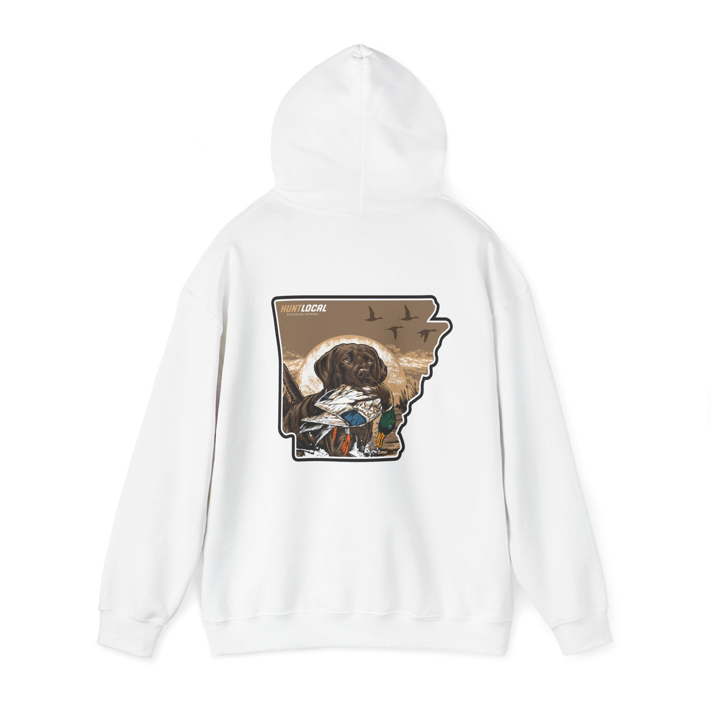 Arkansas - Waterfowl Lab Hoodie (back)