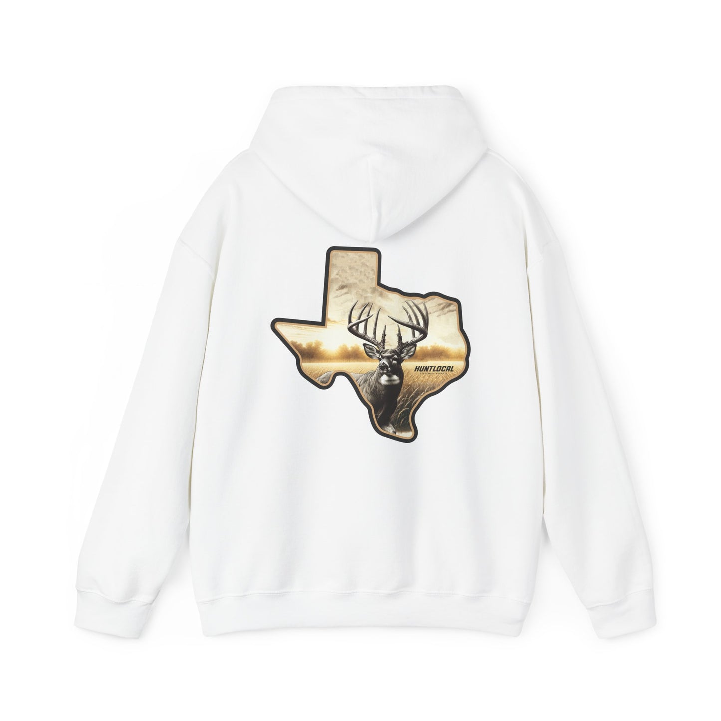 Texas - Whitetail Buck Hoodie (back)