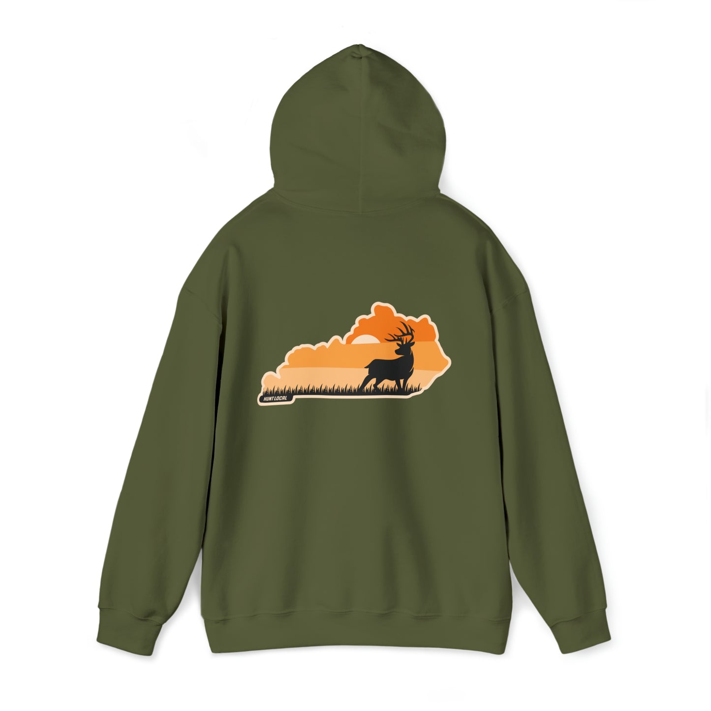 Kentucky - Sunset Buck Hoodie (back)