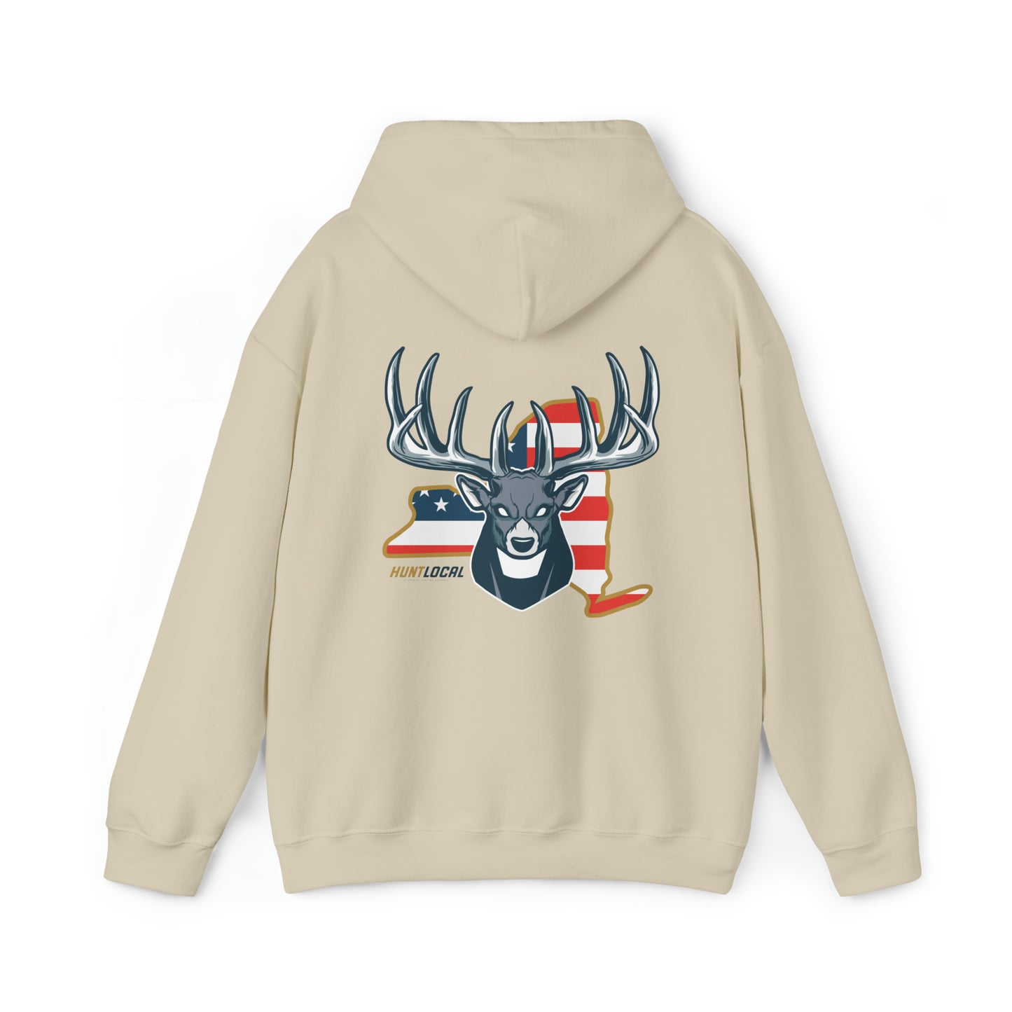 New York - USA Buck Hoodie (back)