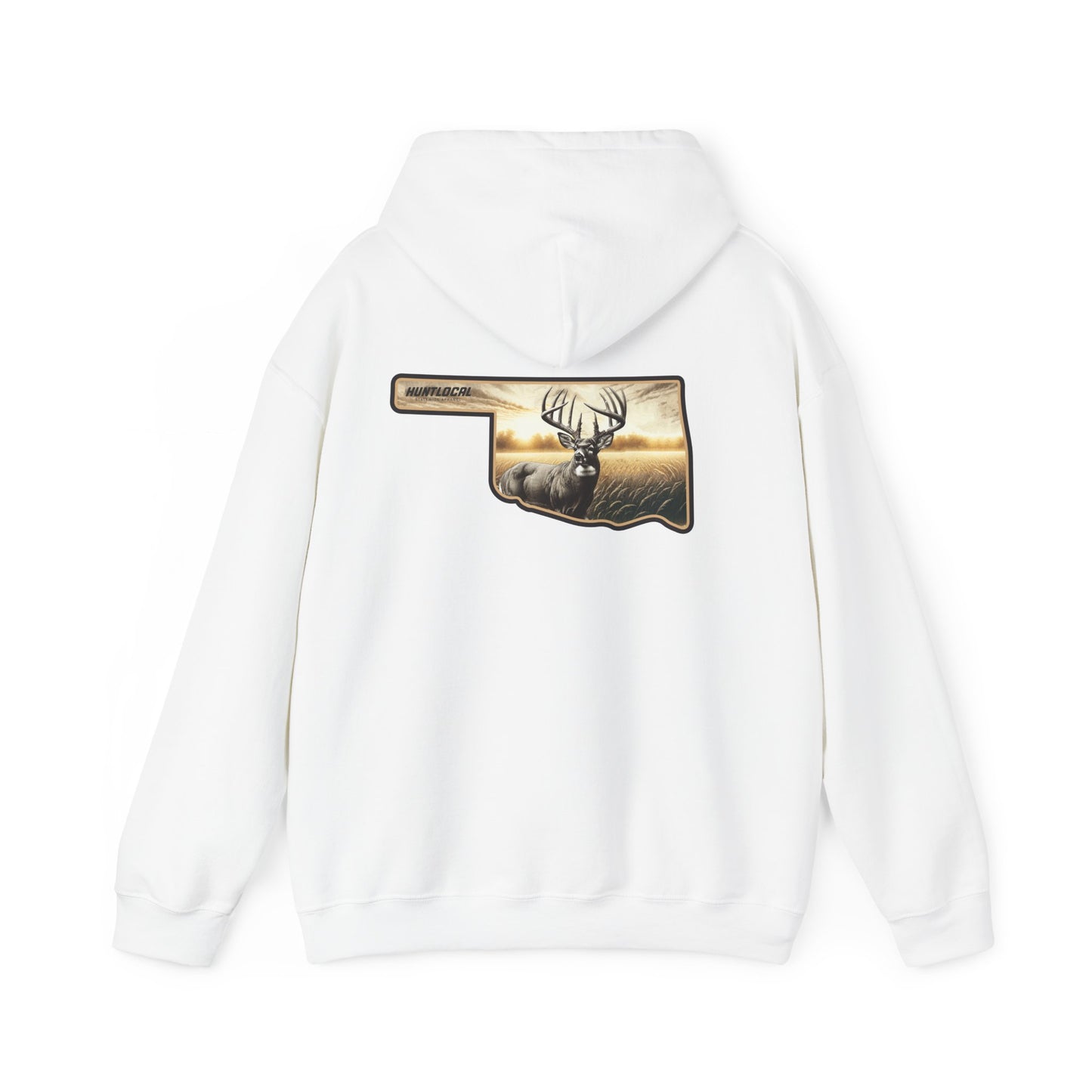 Oklahoma - Whitetail Buck Hoodie (back)