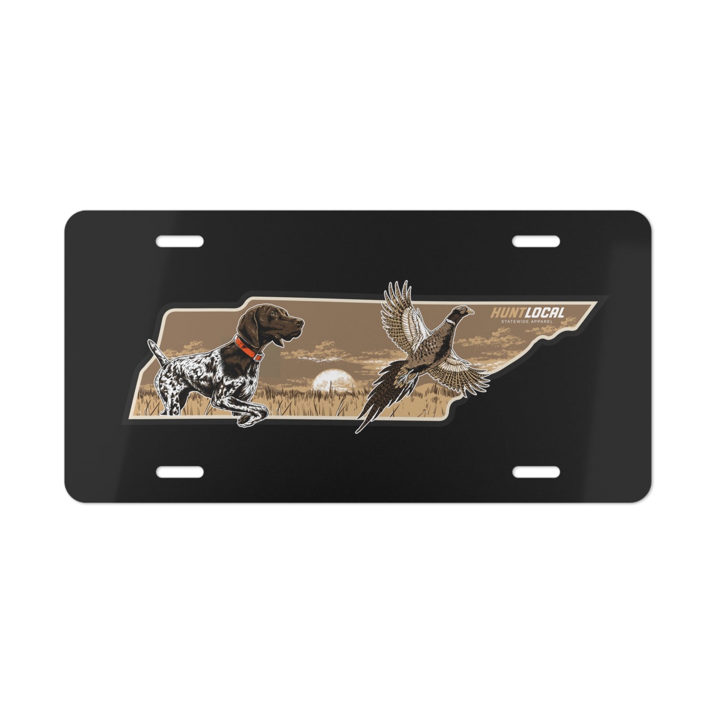 Tennessee - Upland License Plate (black)