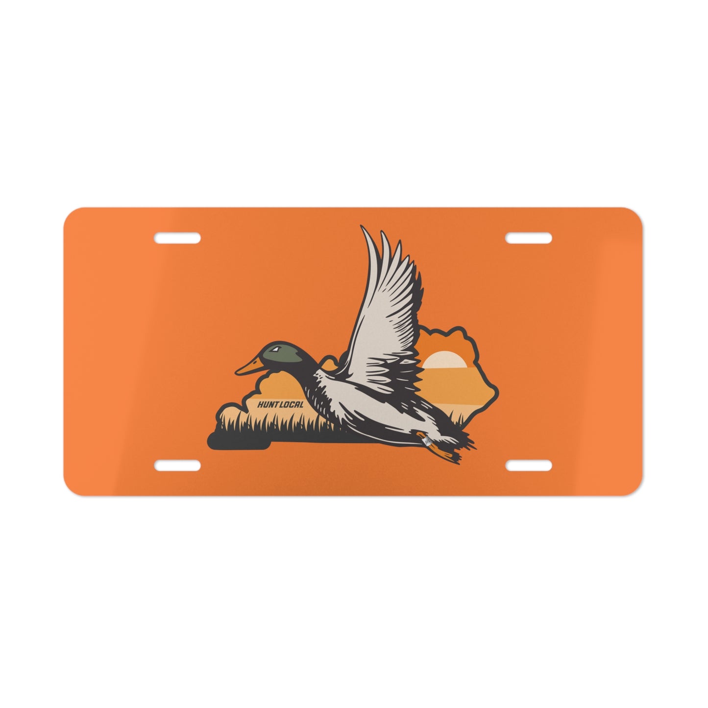 Kentucky - Waterfowl License Plate (orange)