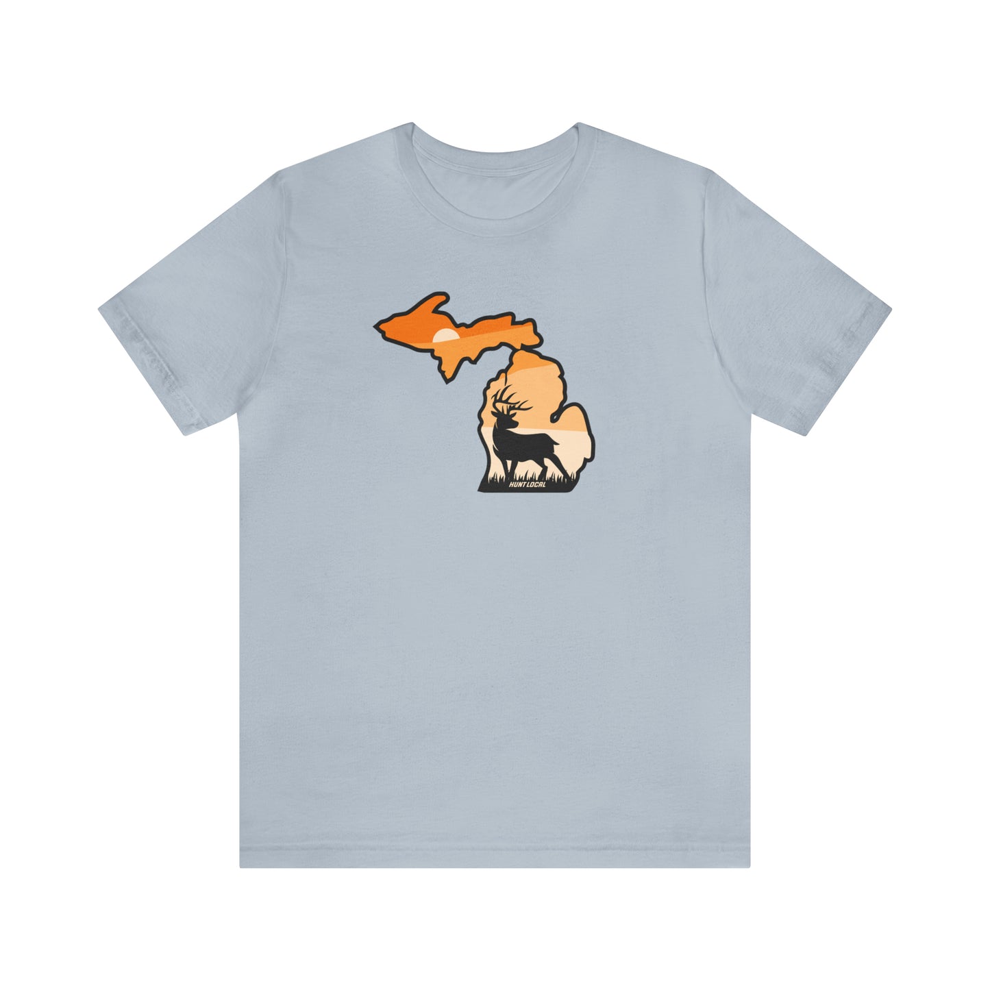 Michigan - Sunset Buck Front Tee