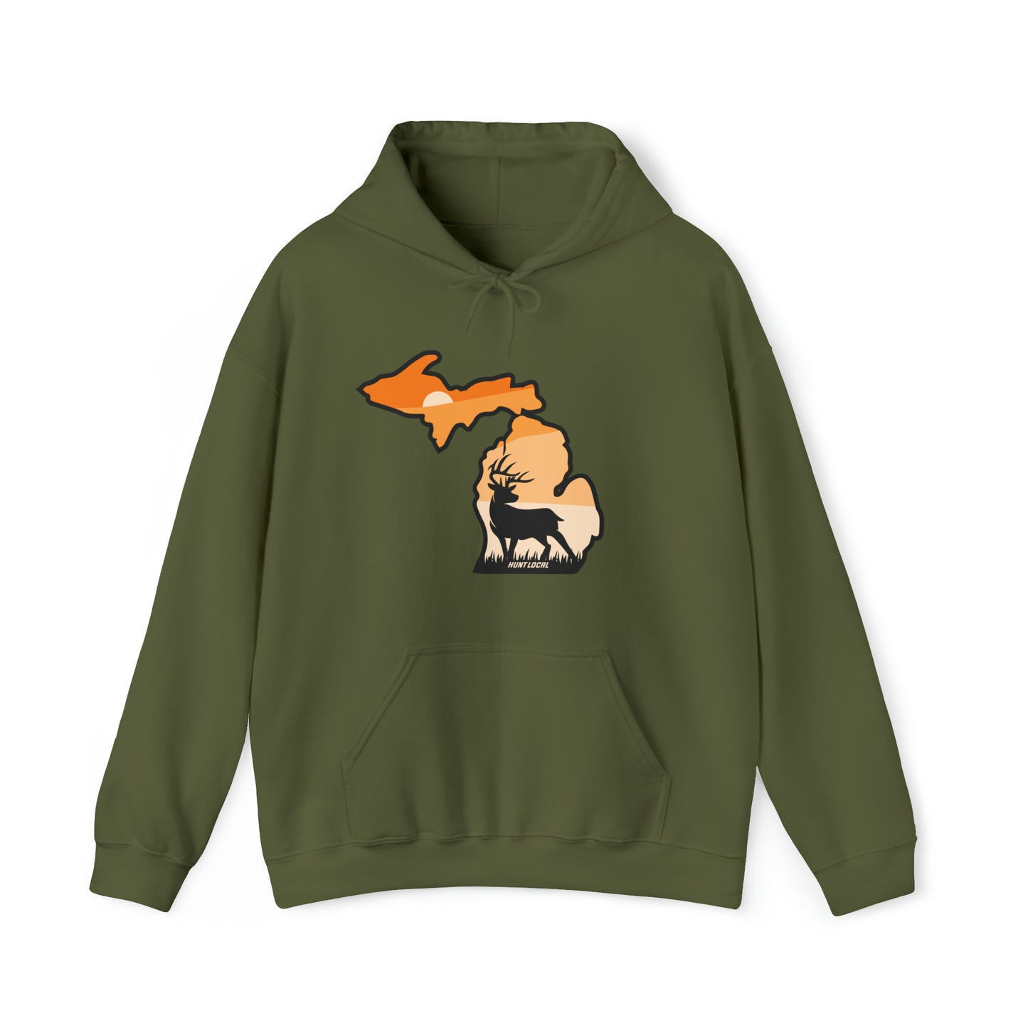 Michigan - Sunset Buck Hoodie