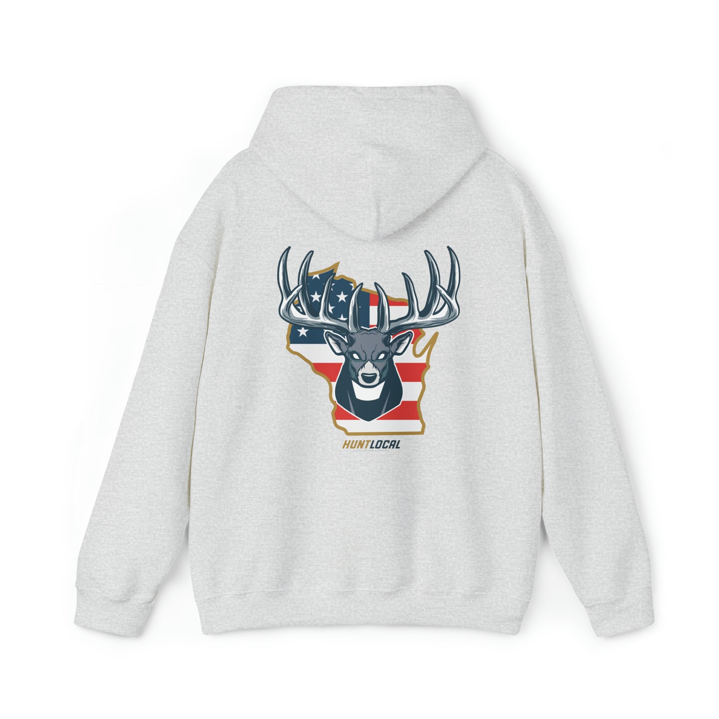 Wisconsin - USA Buck Hoodie (back)