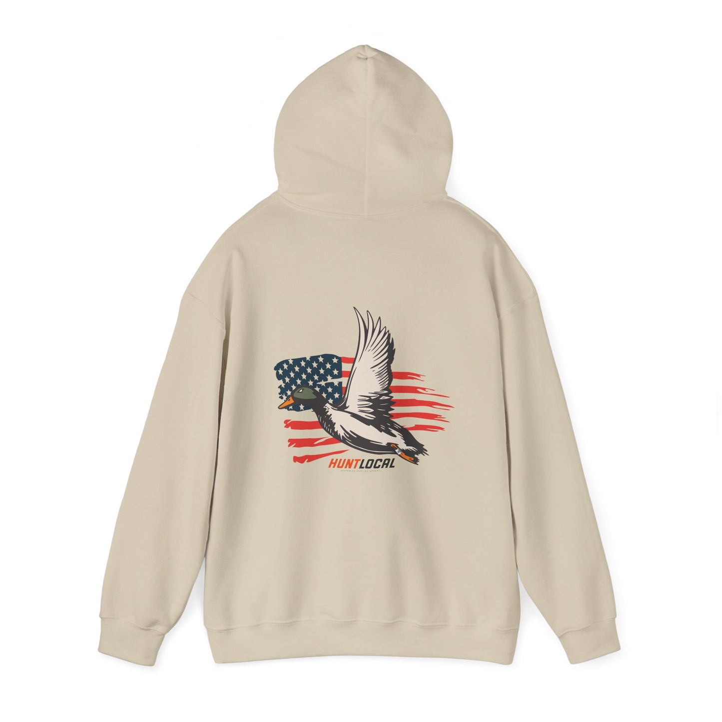 USA - Patriot Waterfowl Distressed Hoodie (back)