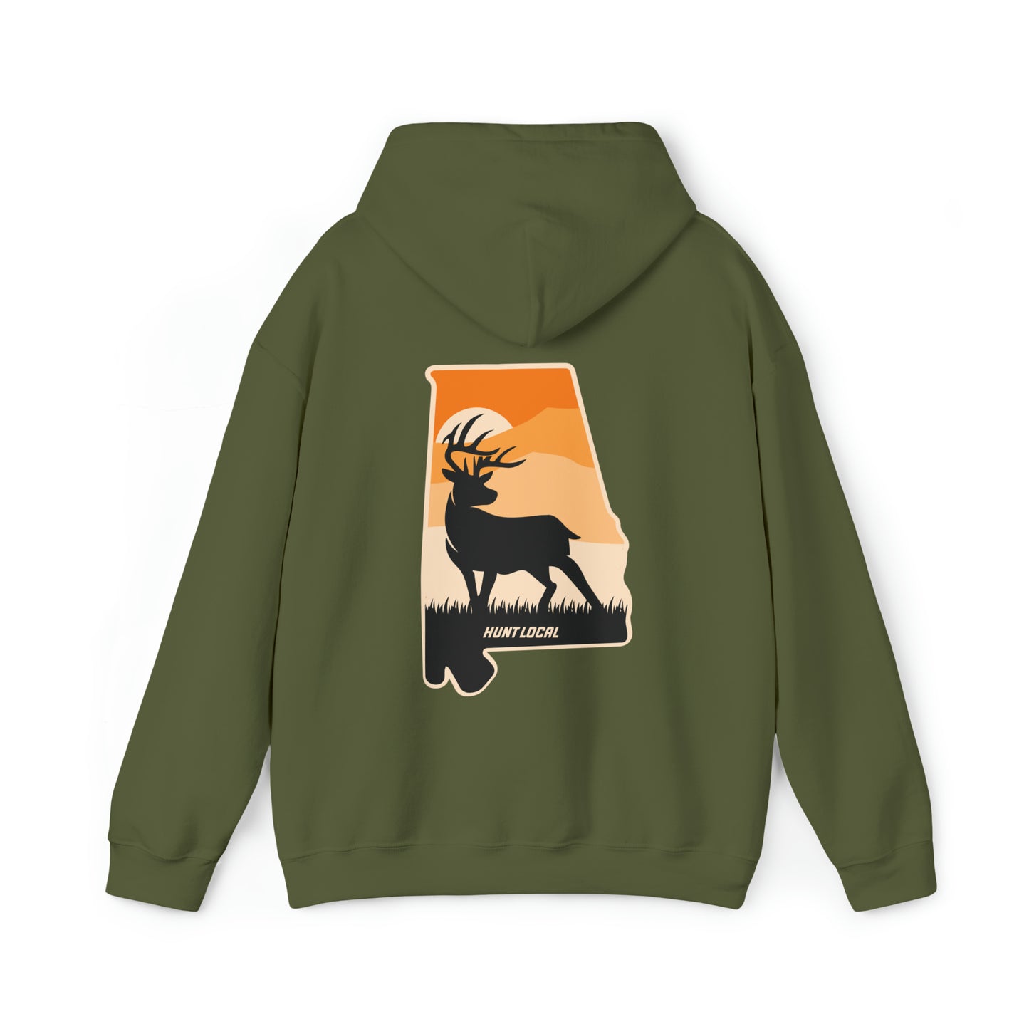 Alabama - Sunset Buck Hoodie (back)