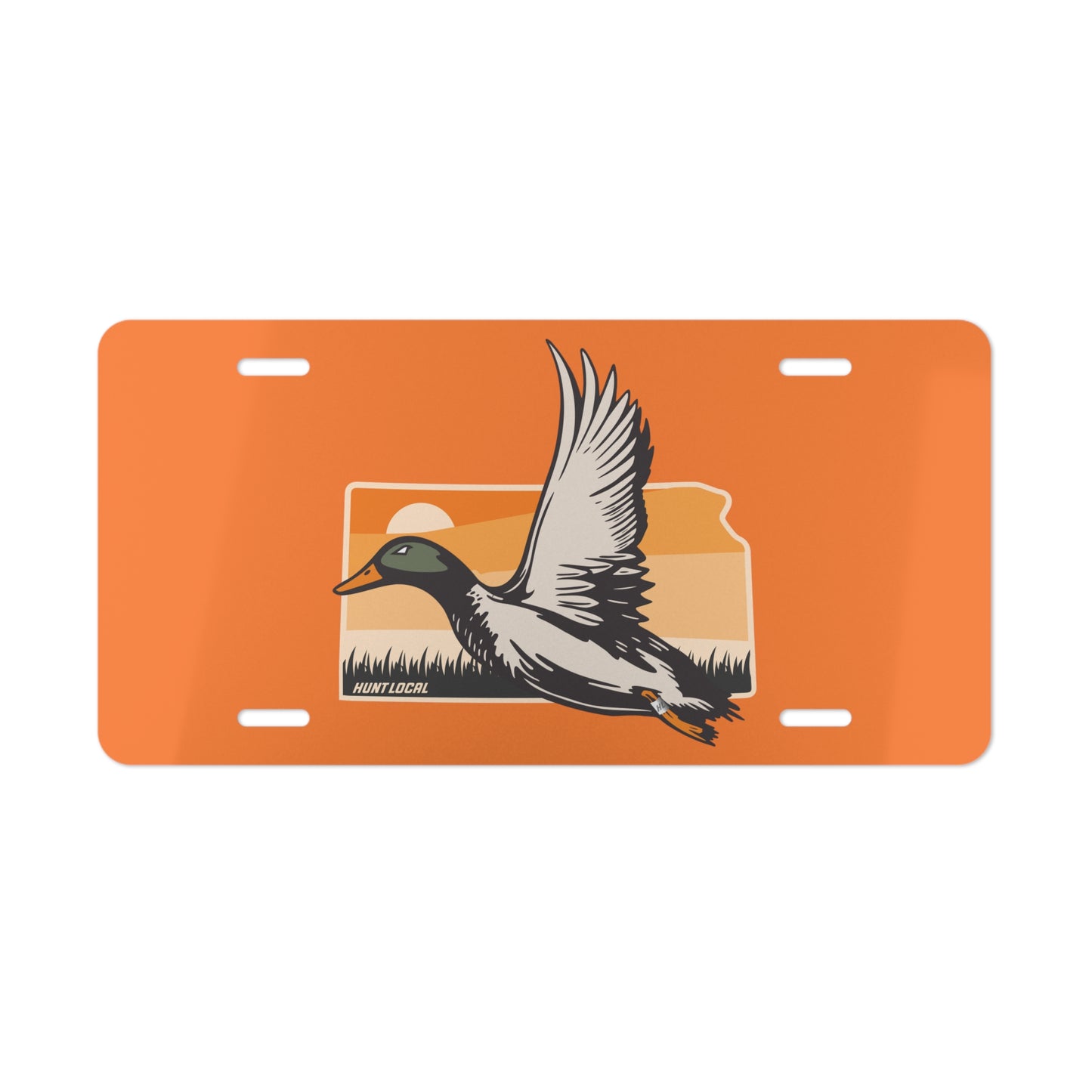 Pennsylvania - Waterfowl License Plate (orange)