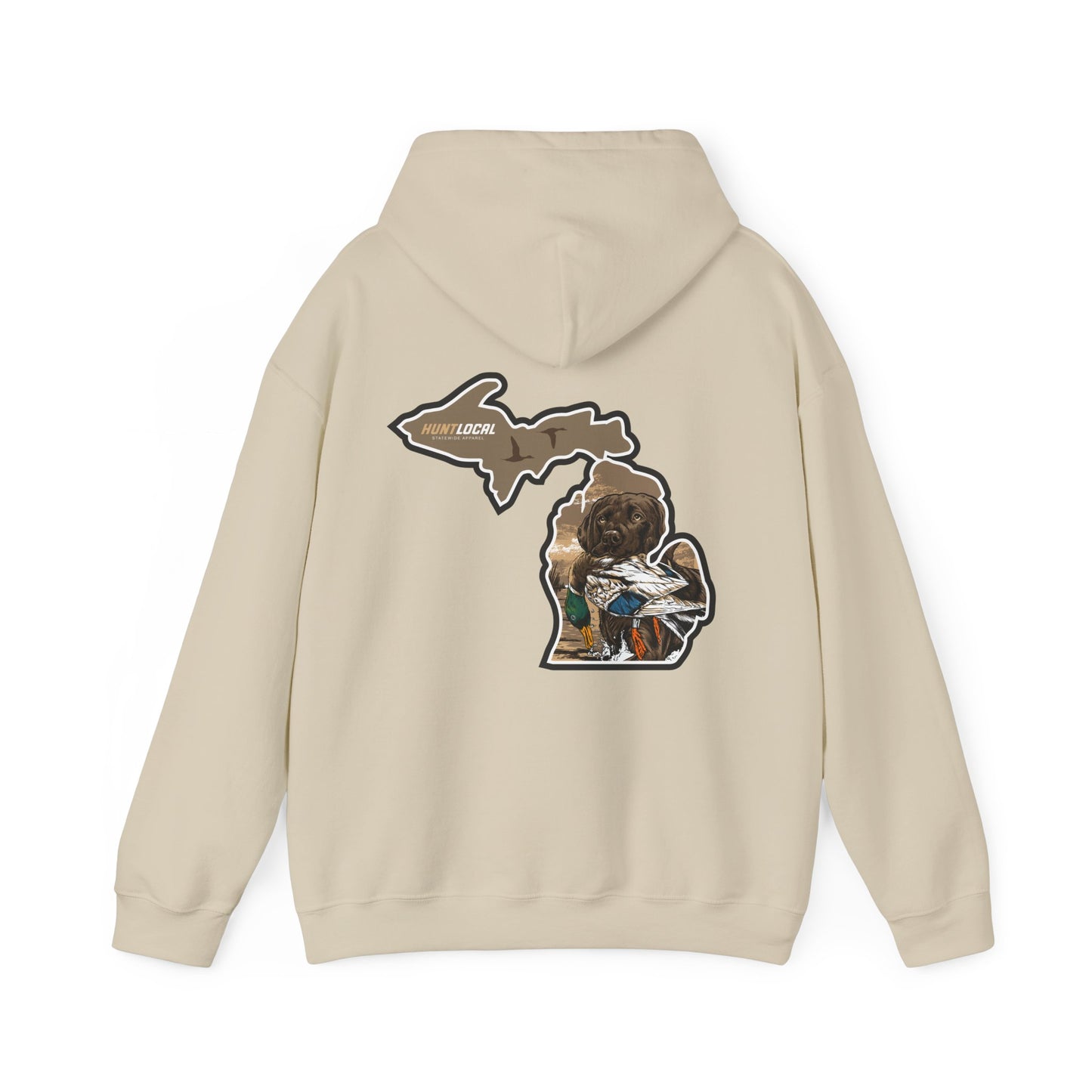 Michigan - Waterfowl Lab Hoodie (back)