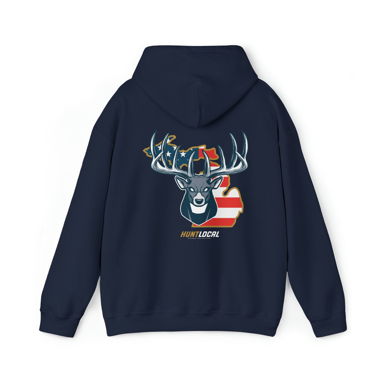 Michigan - USA Buck Hoodie (back)
