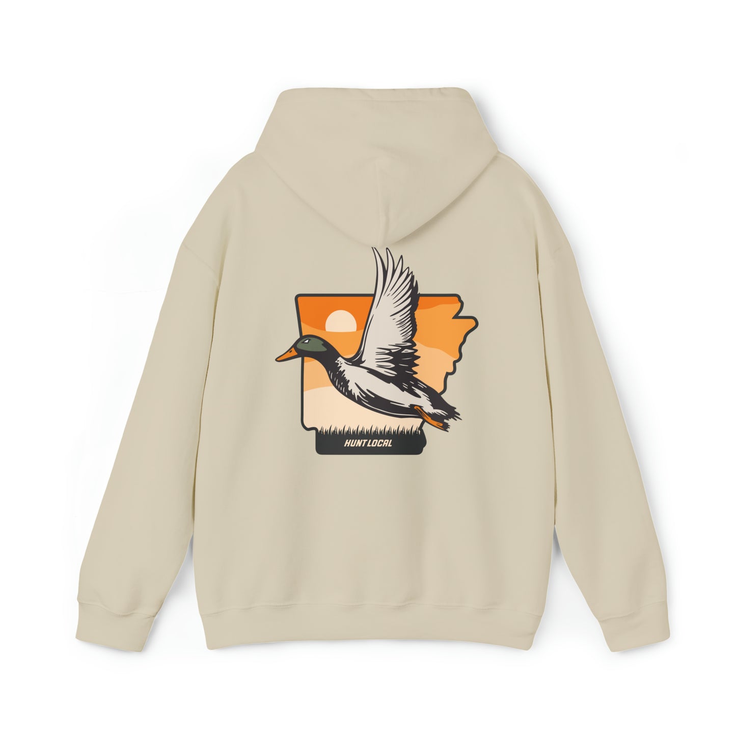Arkansas - Sunset Waterfowl Hoodie (back)