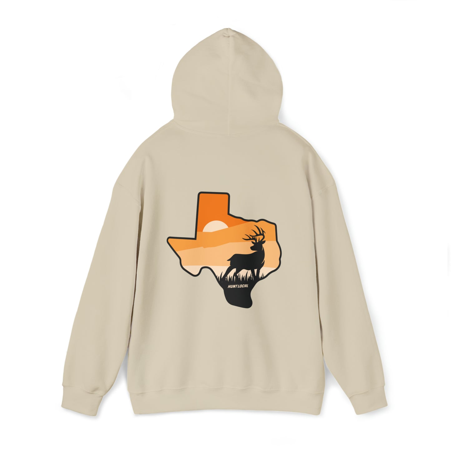 Texas - Sunset Buck Hoodie (back)