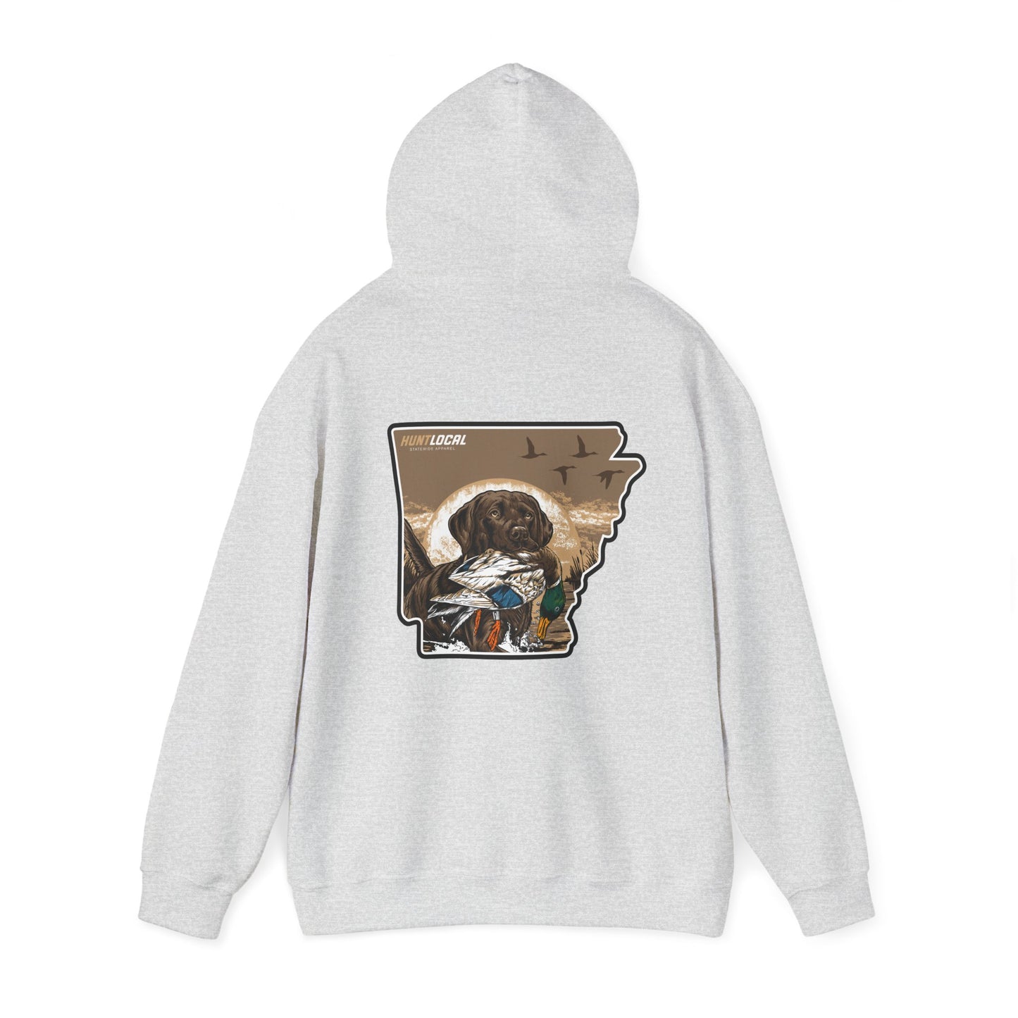 Arkansas - Waterfowl Lab Hoodie (back)
