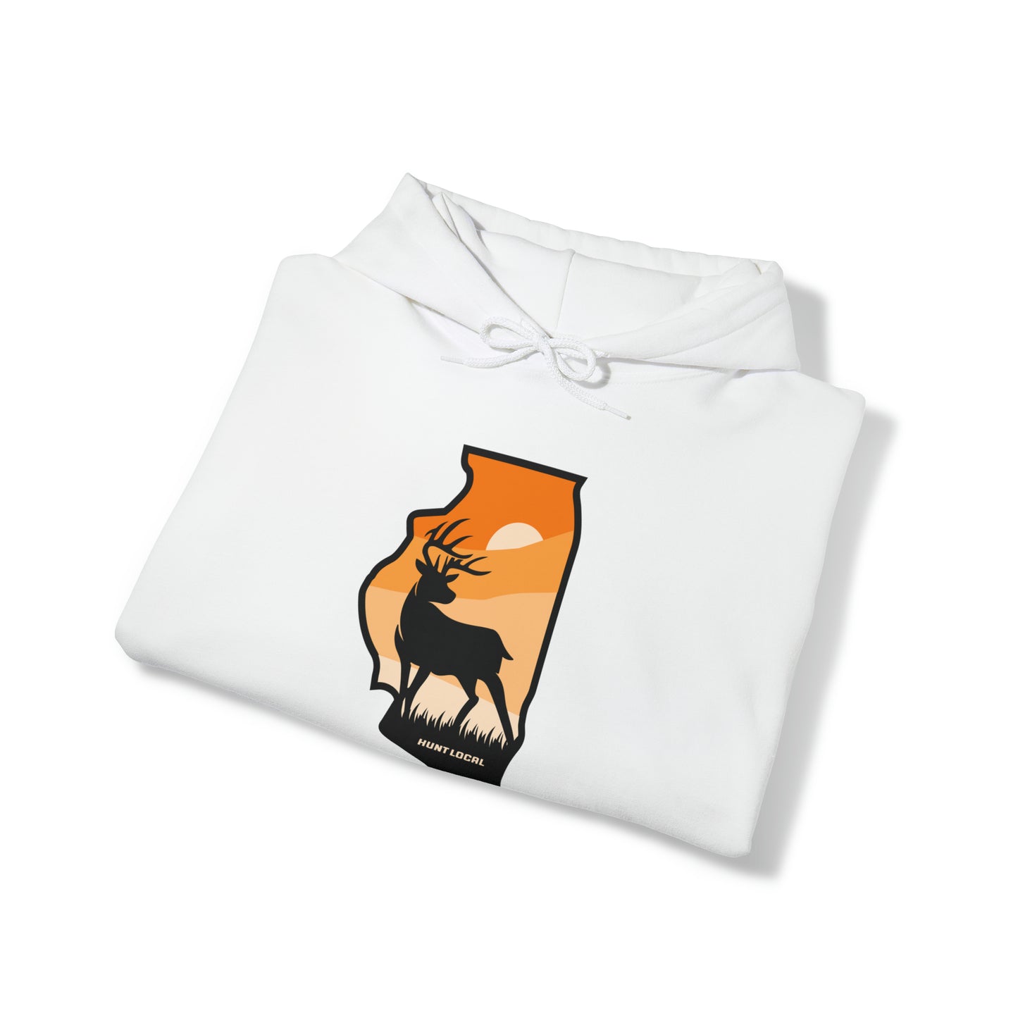 Illinois - Sunset Buck Hoodie