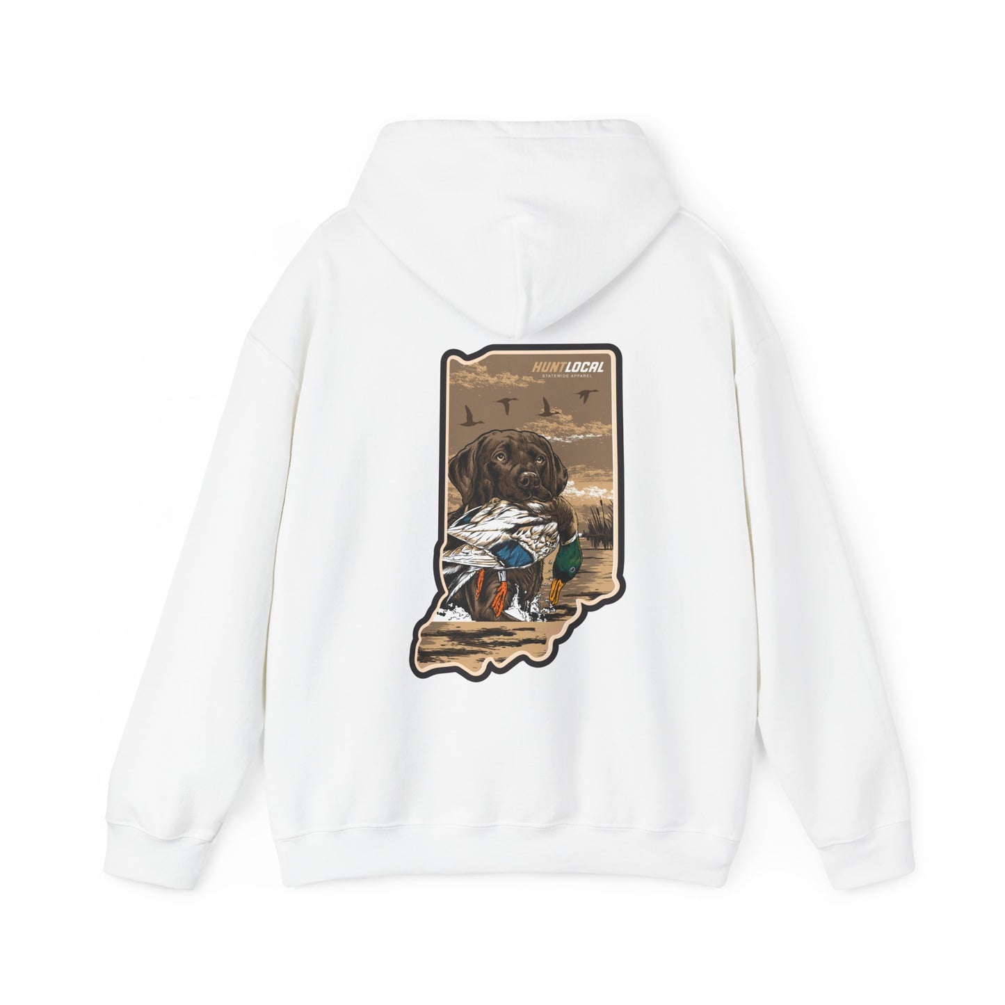 Indiana - Waterfowl Lab Hoodie (back)