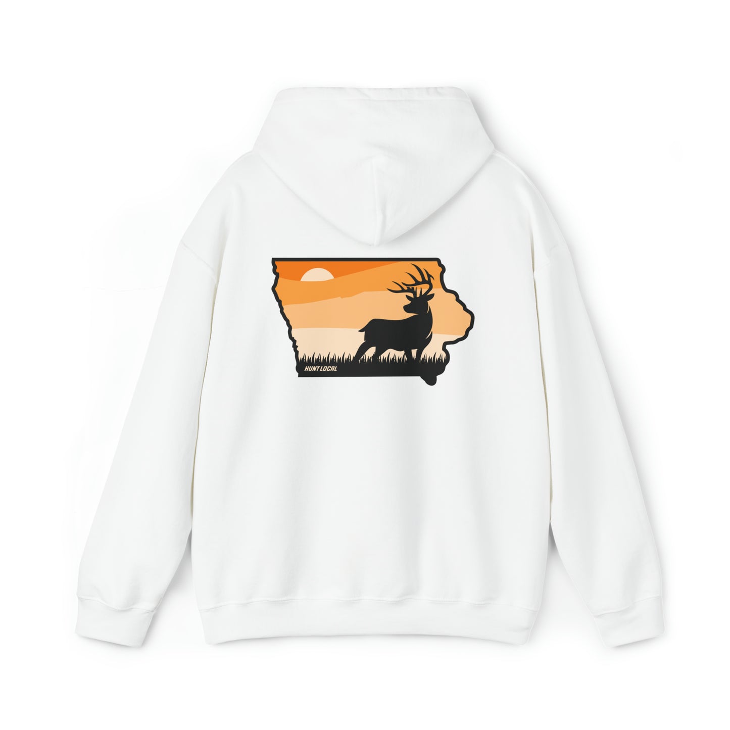 Iowa - Sunset Buck Hoodie (back)