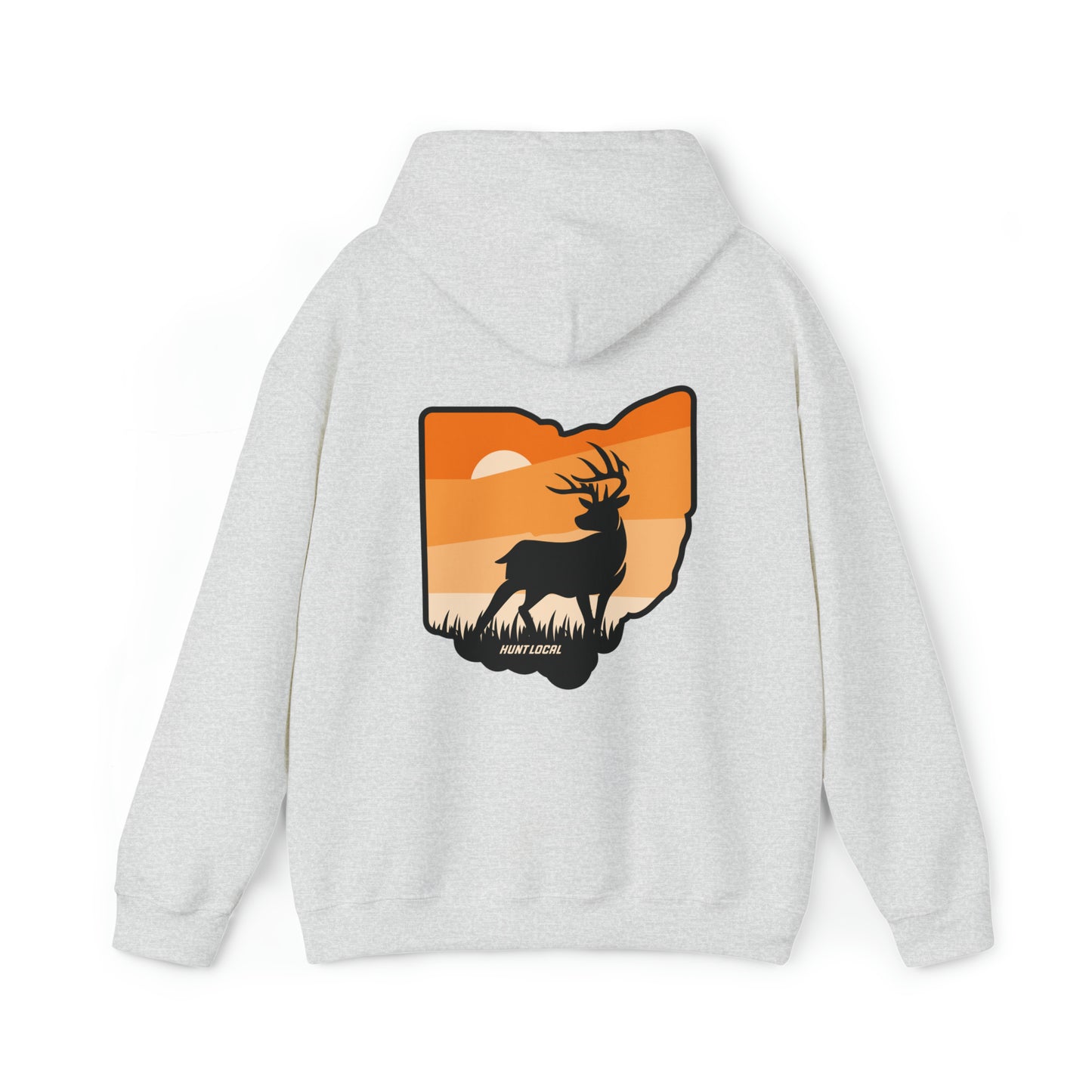 Ohio - Sunset Buck Hoodie (back)