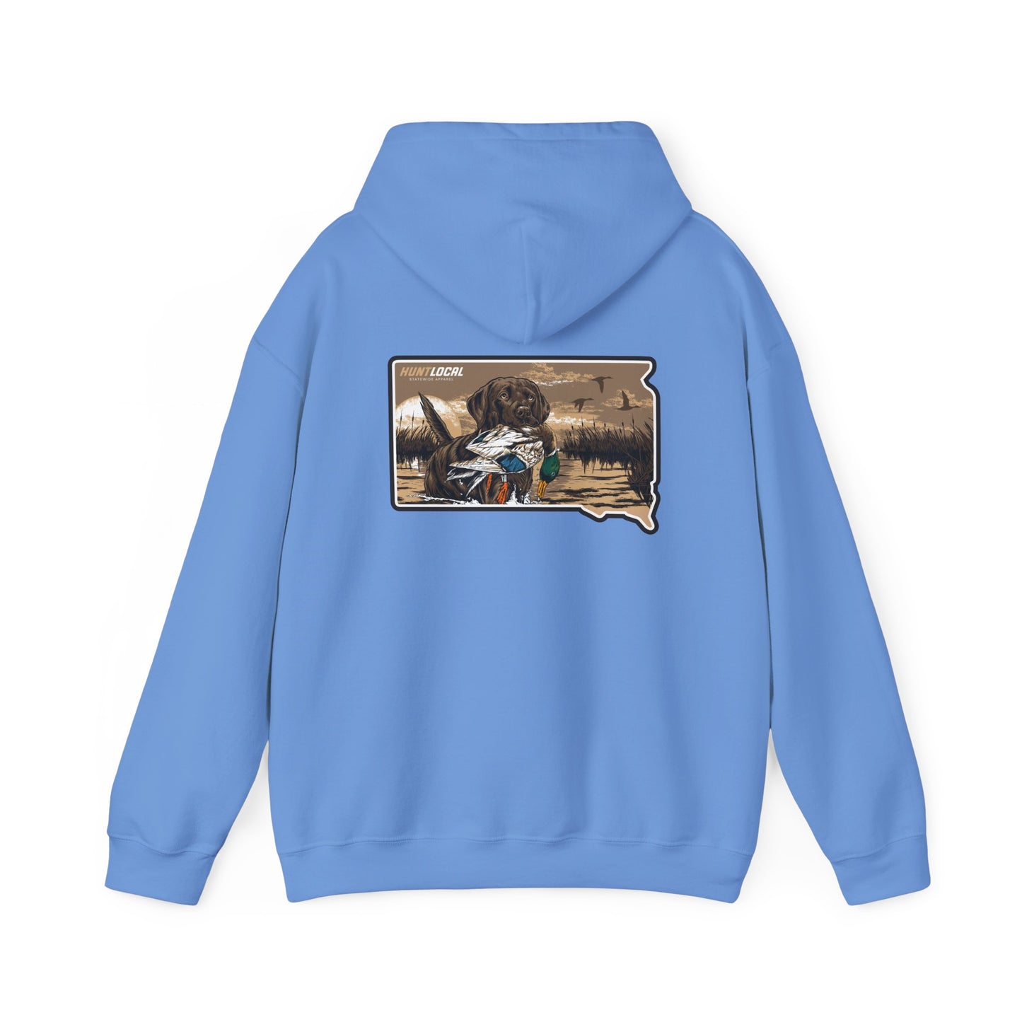 South Dakota - Waterfowl Lab Hoodie (back)