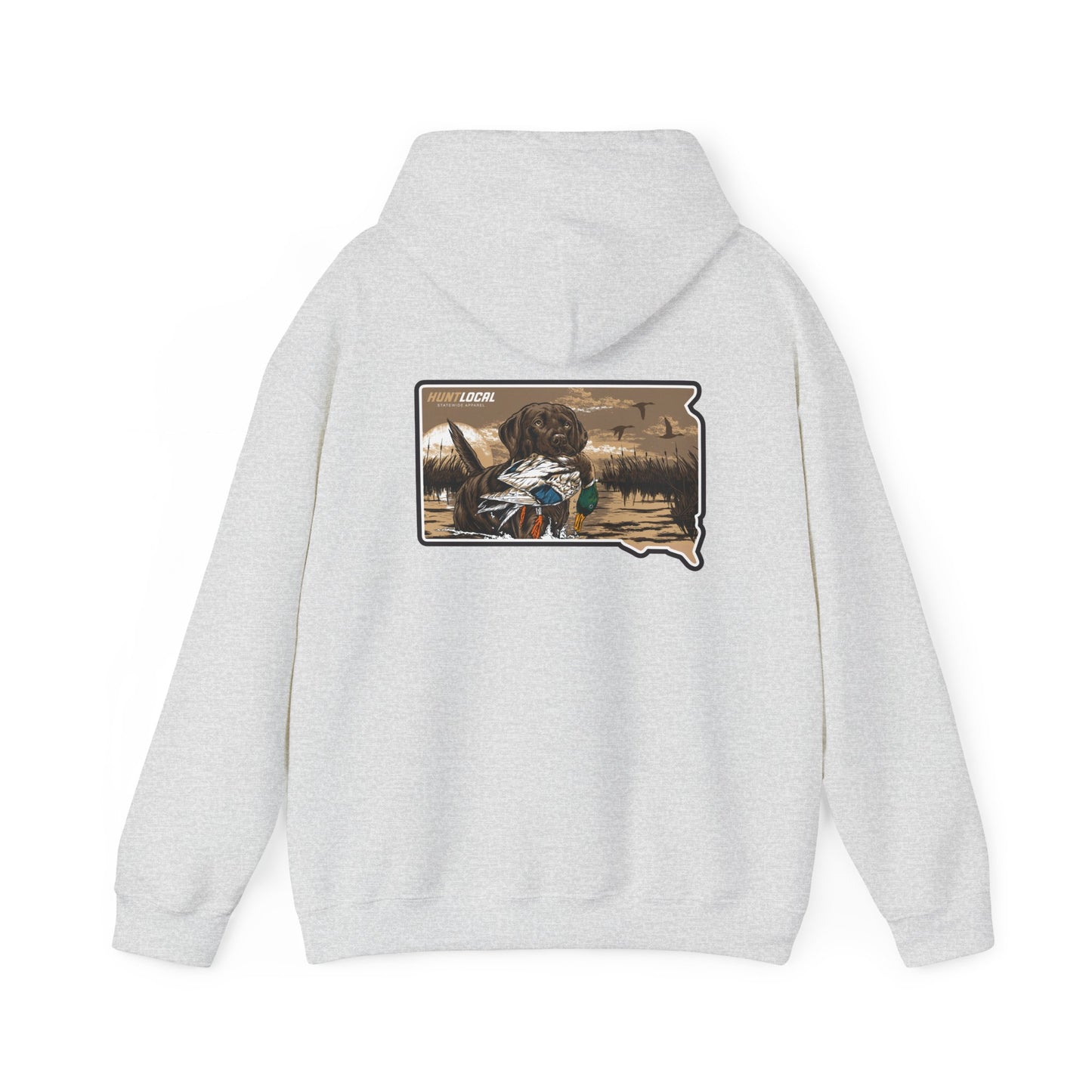 South Dakota - Waterfowl Lab Hoodie (back)