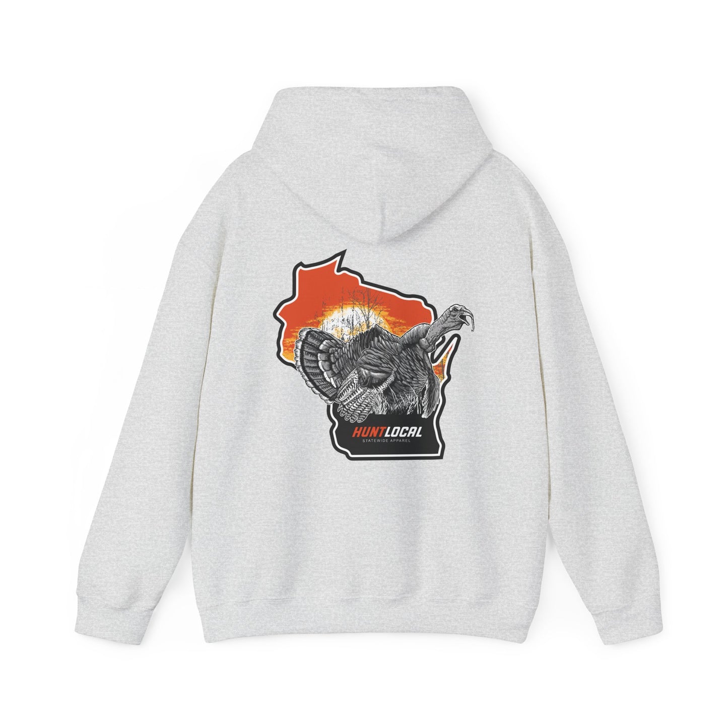 Wisconsin - Sunrise Turkey Hoodie (back)