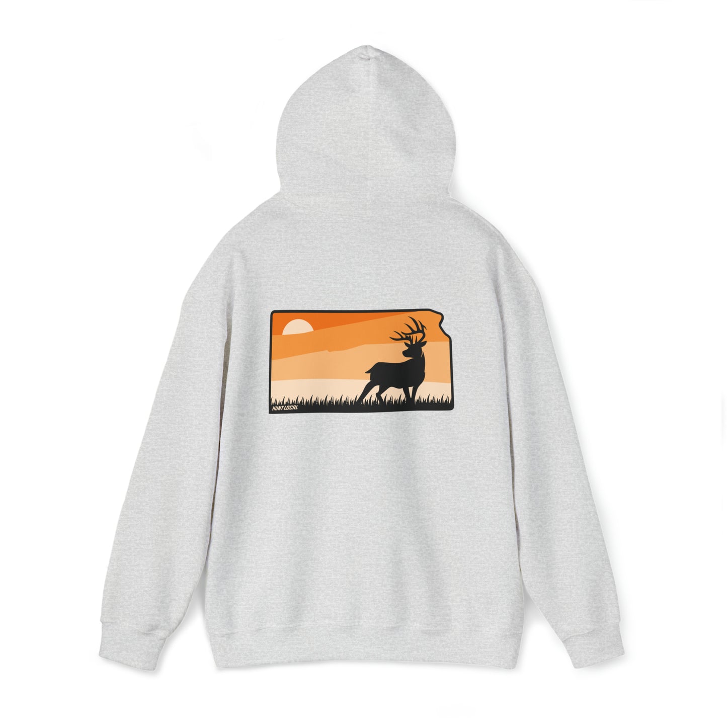 Kansas - Sunset Buck Hoodie (back)