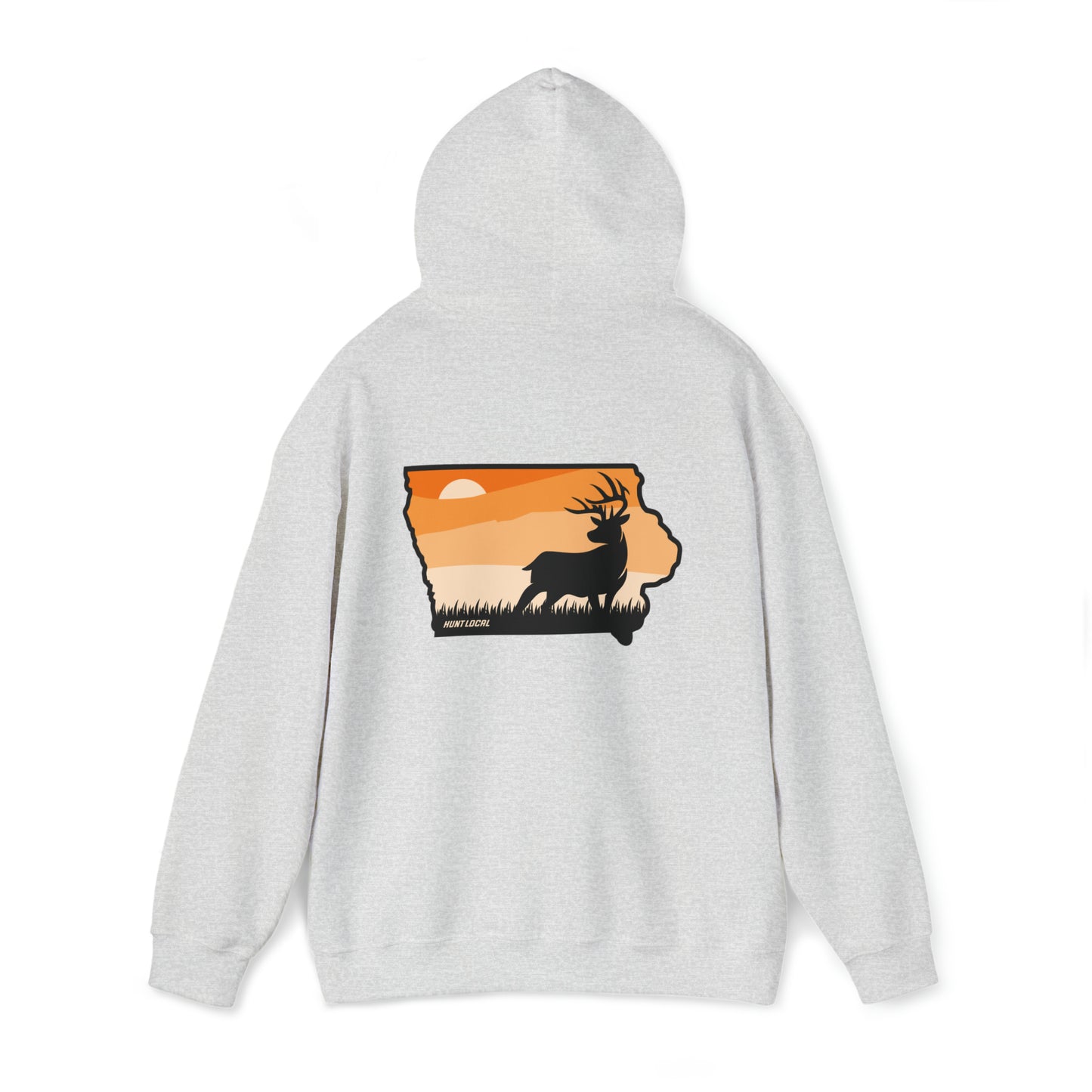 Iowa - Sunset Buck Hoodie (back)