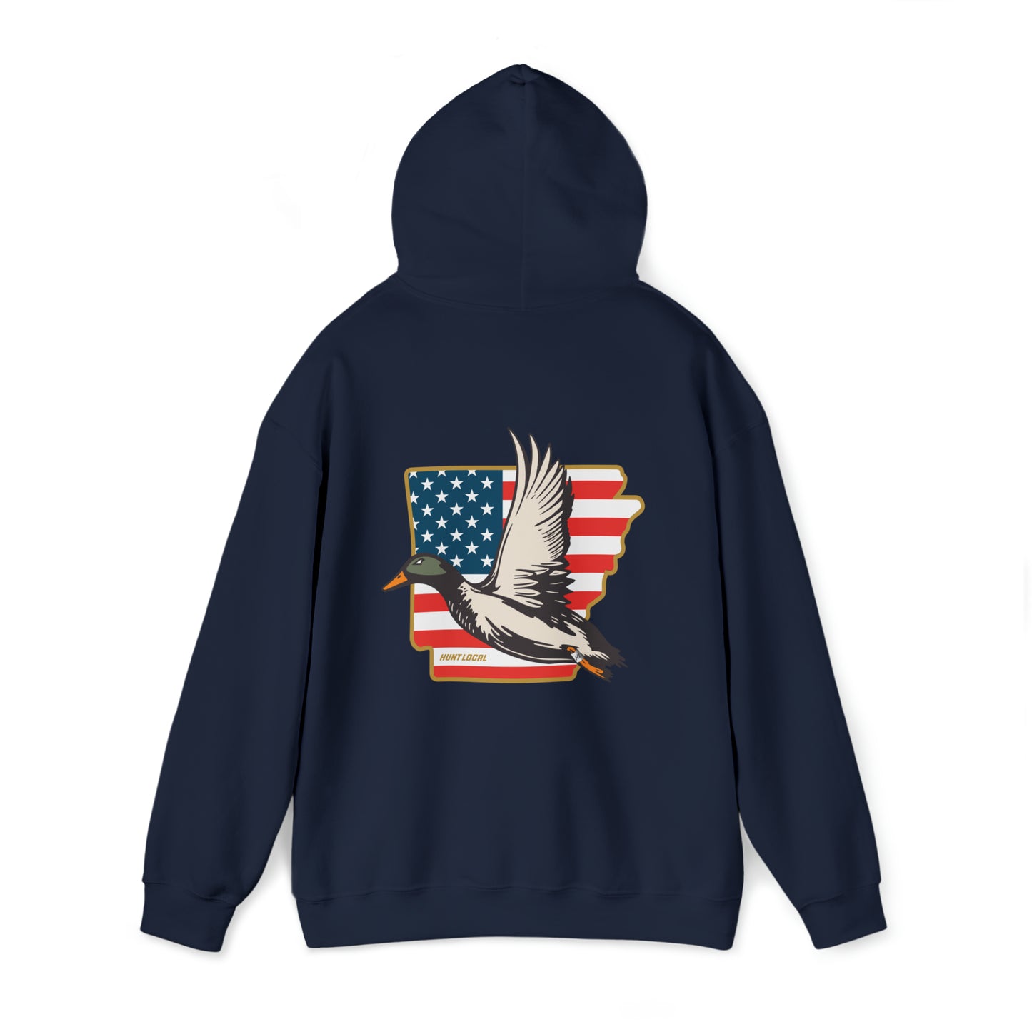 Arkansas - USA Waterfowl Hoodie (back)