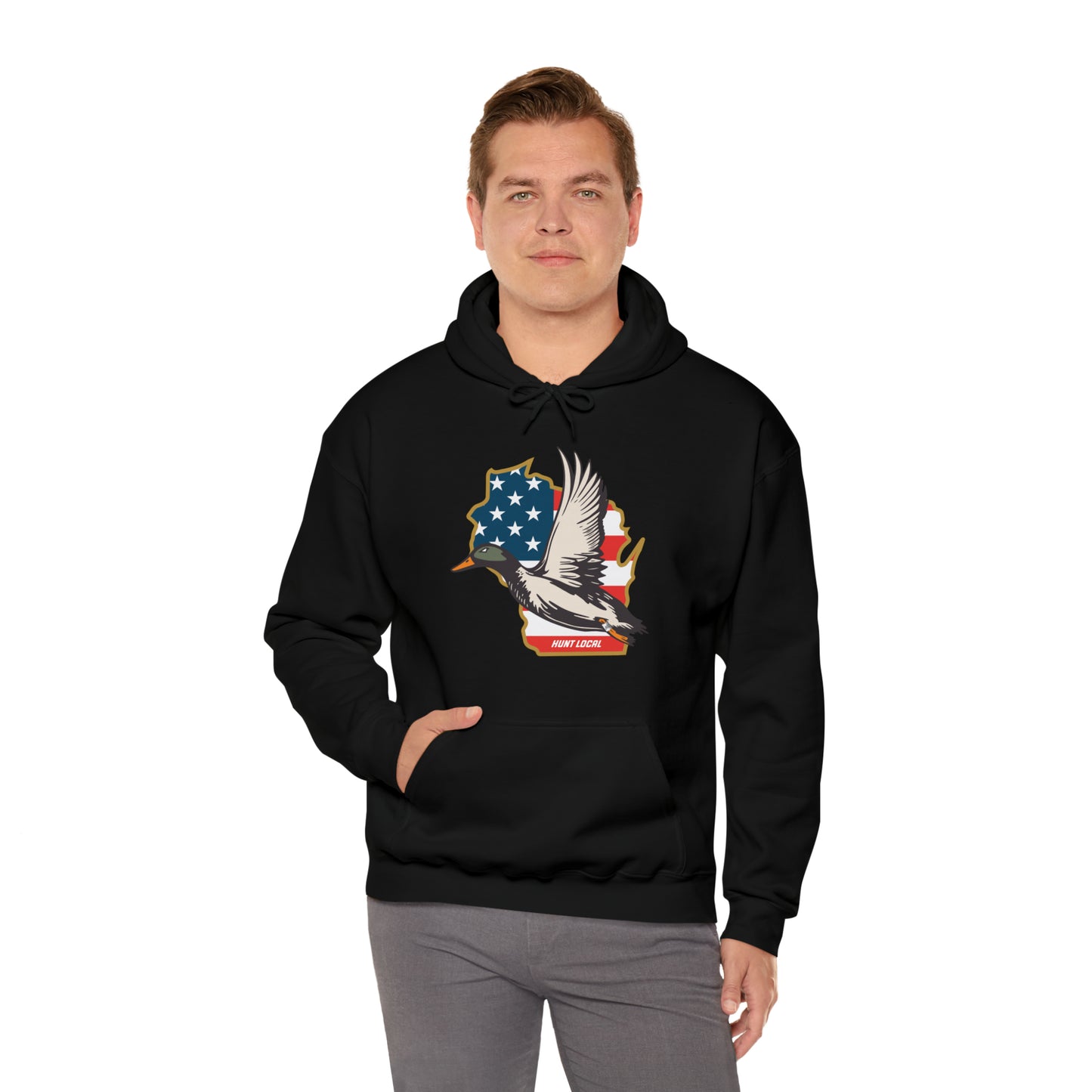 Wisconsin - USA Waterfowl Hoodie