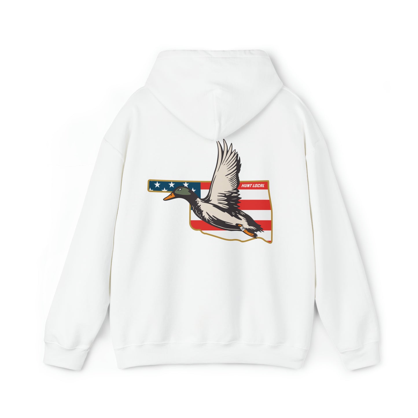 Oklahoma - USA Waterfowl Hoodie (back)
