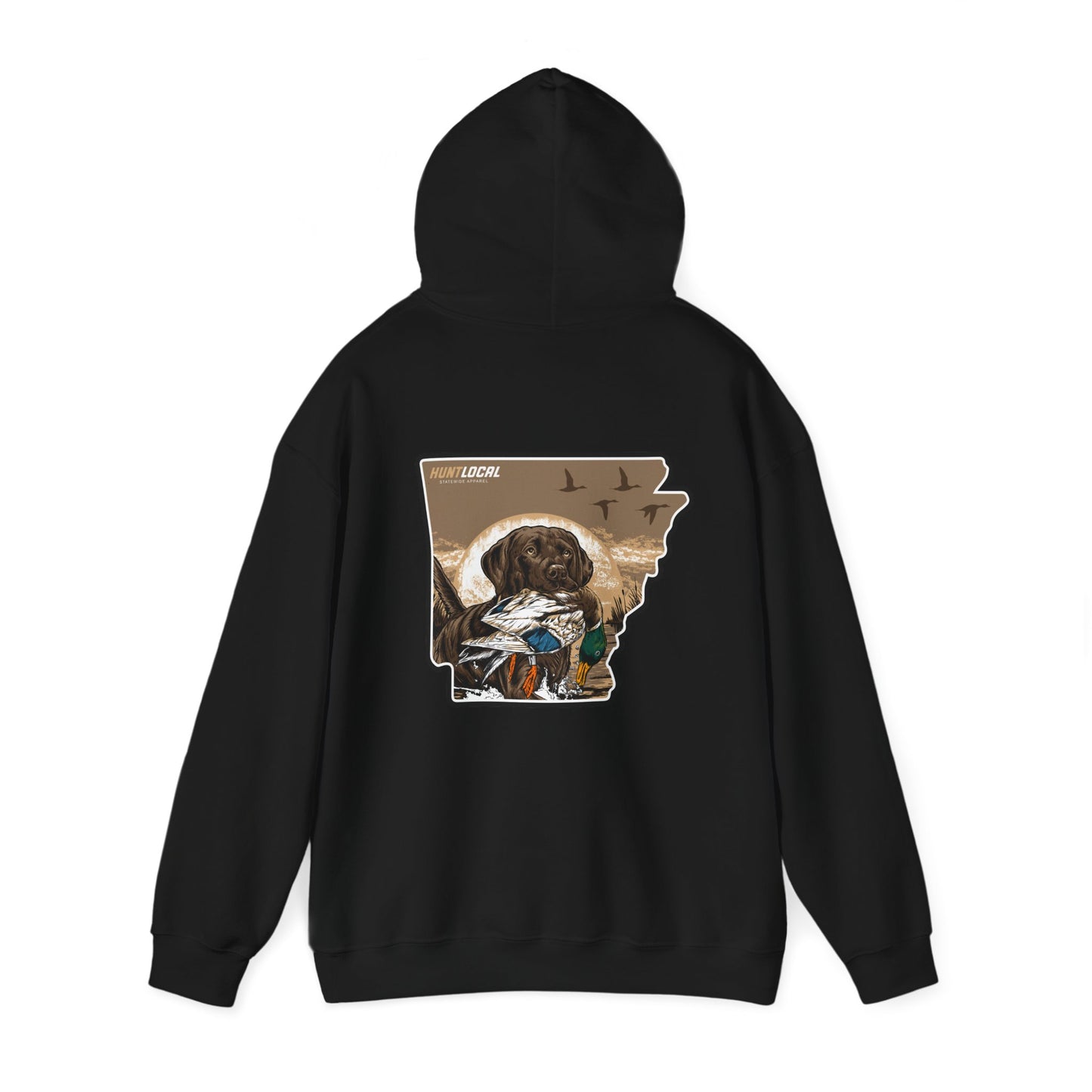 Arkansas - Waterfowl Lab Hoodie (back)