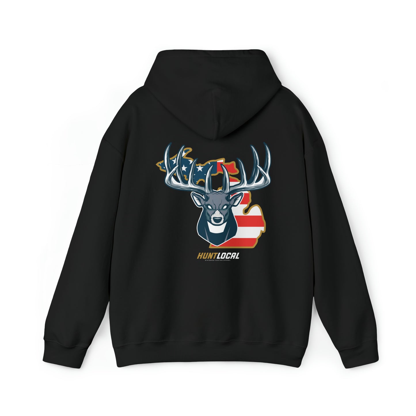 Michigan - USA Buck Hoodie (back)