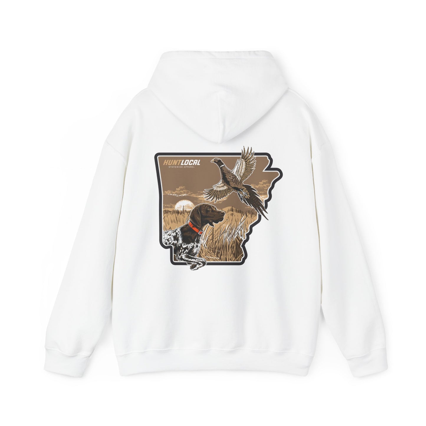Arkansas - Upland Bird Dog Hoodie (back)