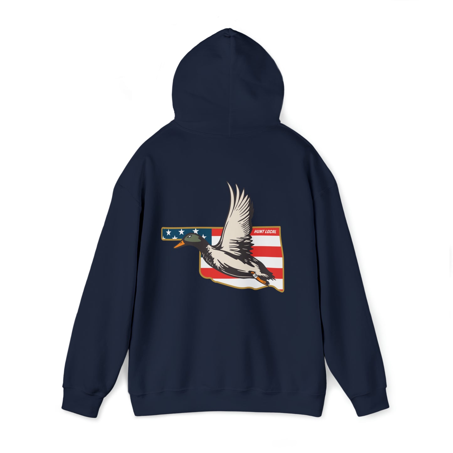 Oklahoma - USA Waterfowl Hoodie (back)