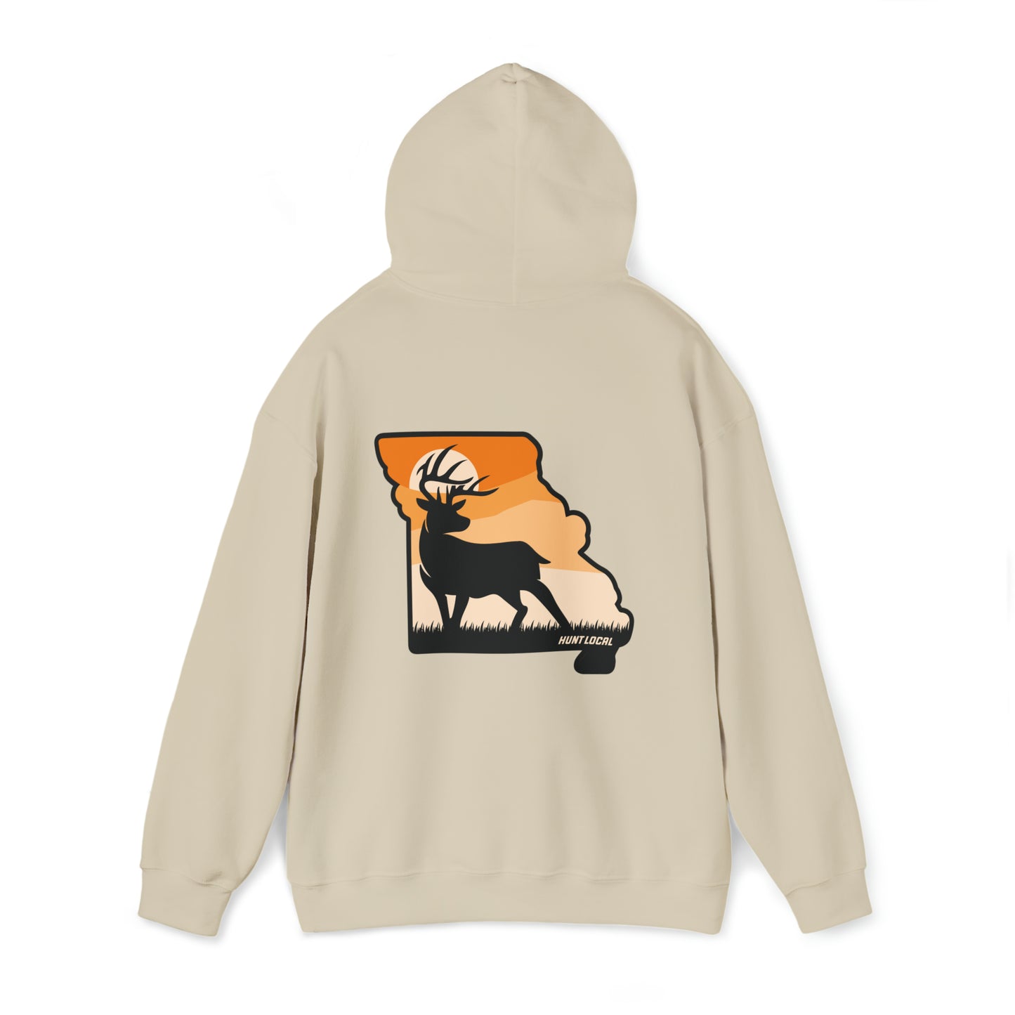 Missouri - Sunset Buck Hoodie (back)