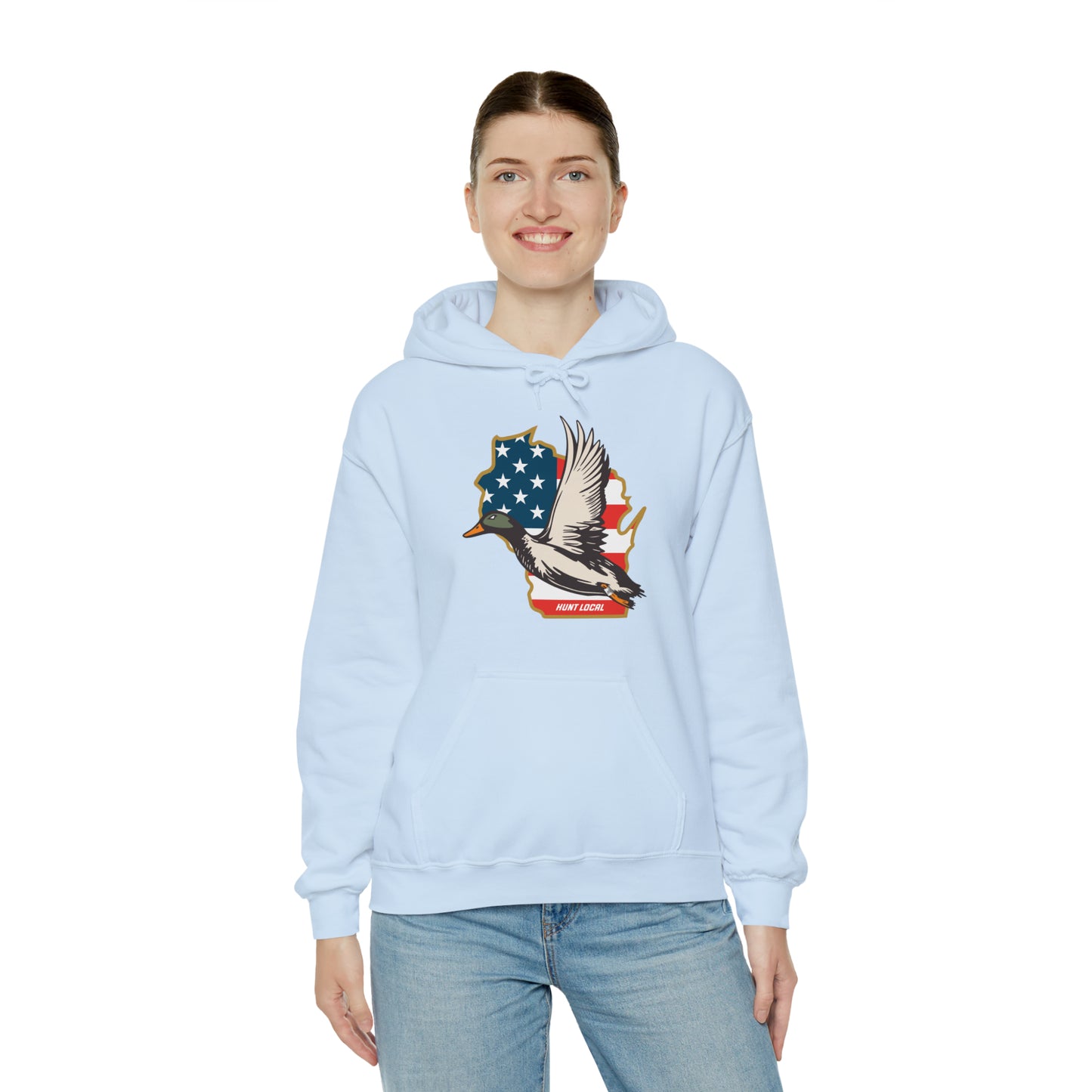 Wisconsin - USA Waterfowl Hoodie