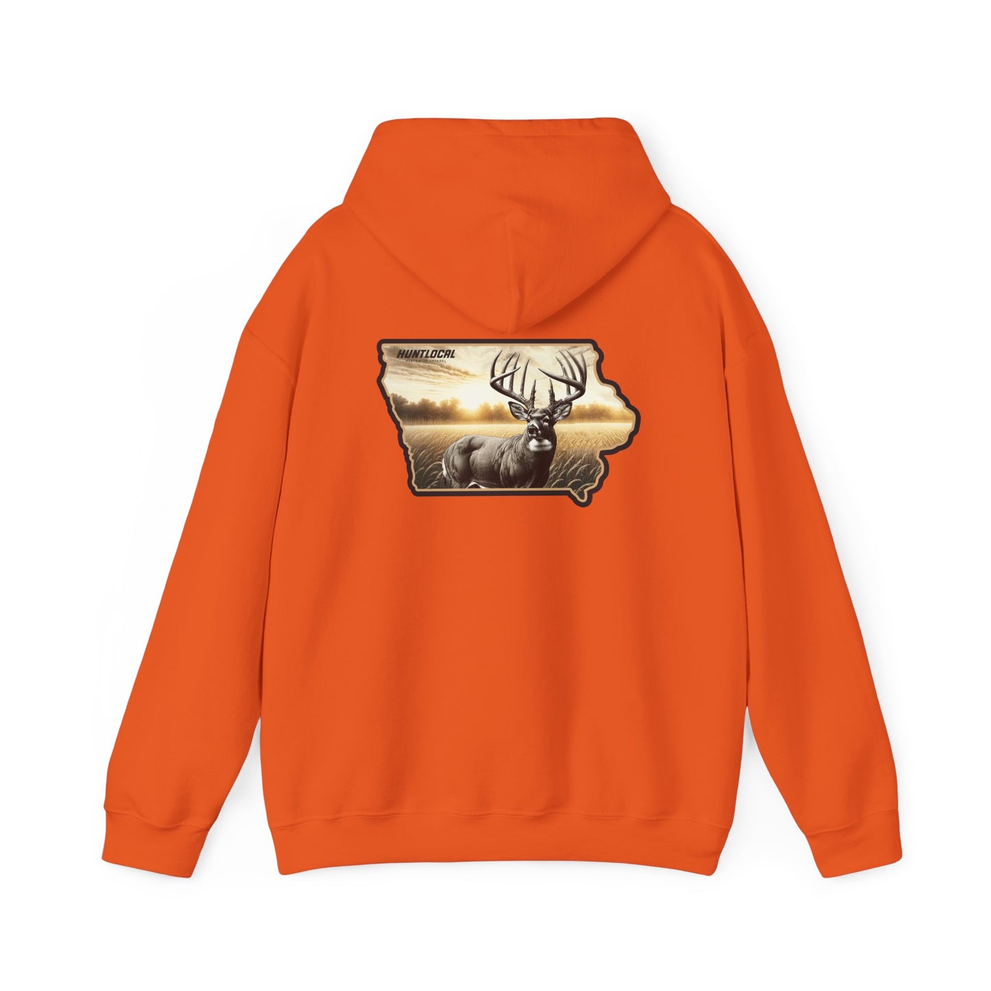 Iowa - Whitetail Buck Hoodie (back)