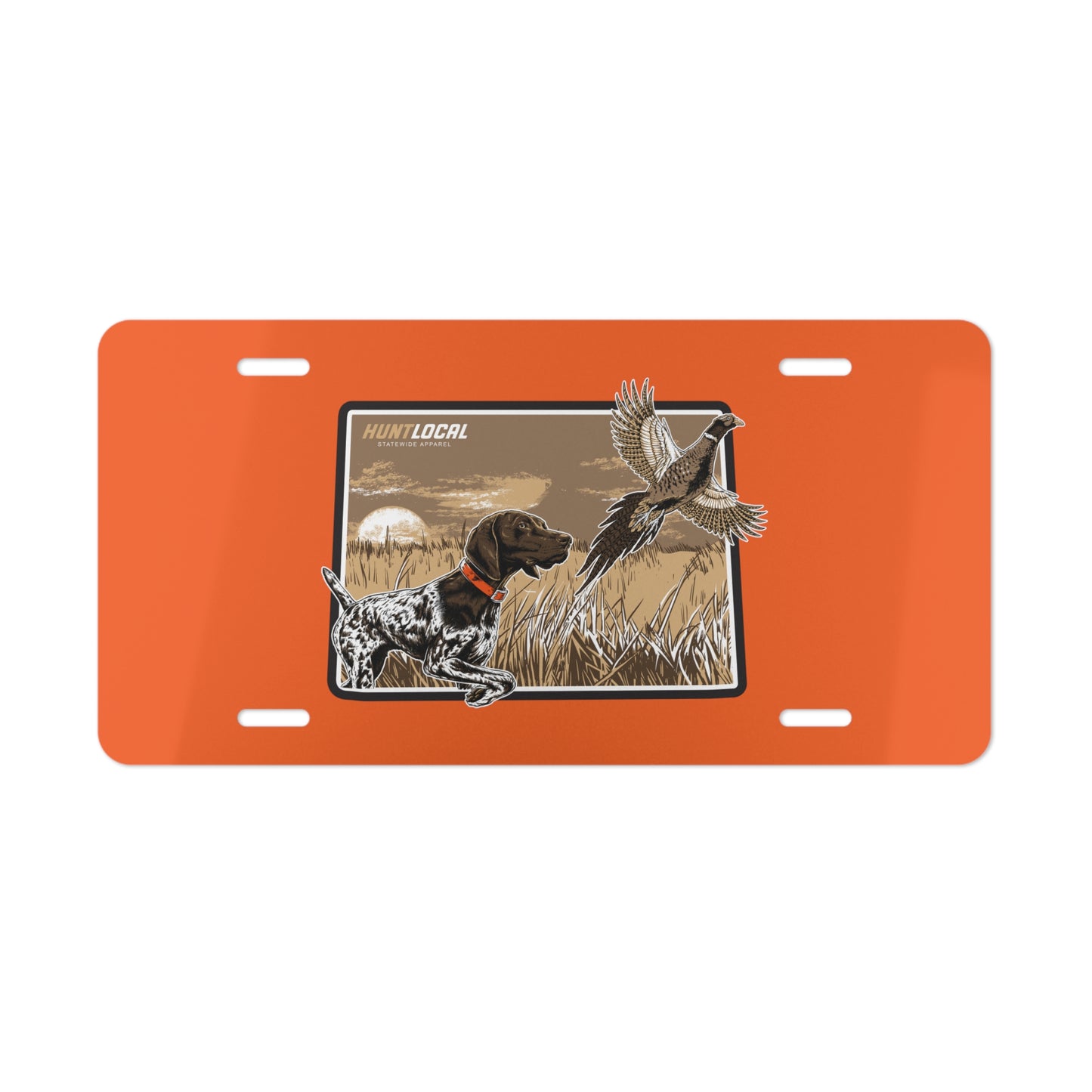 Colorado - Upland License Plate (orange)