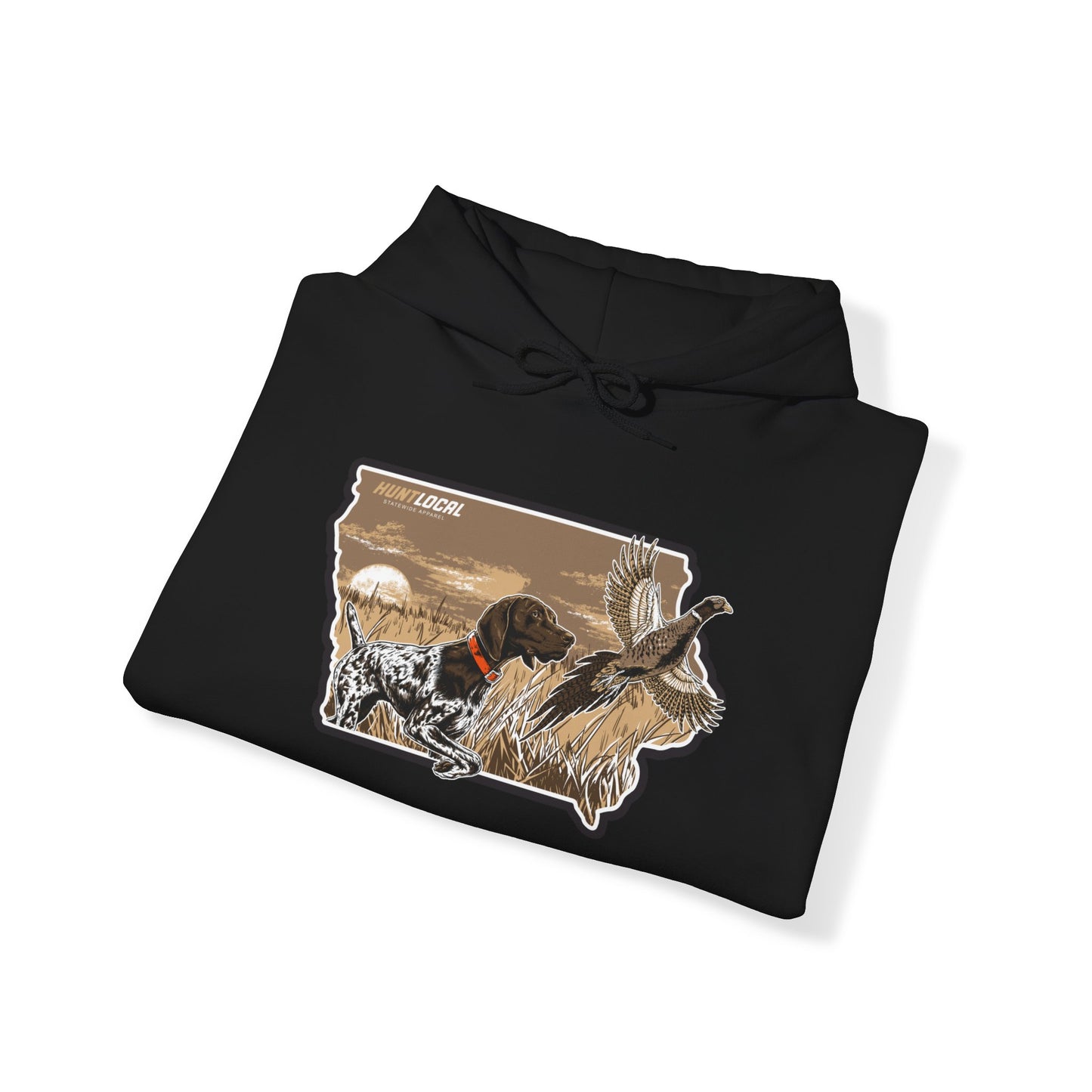 Iowa - Upland Bird Dog Hoodie