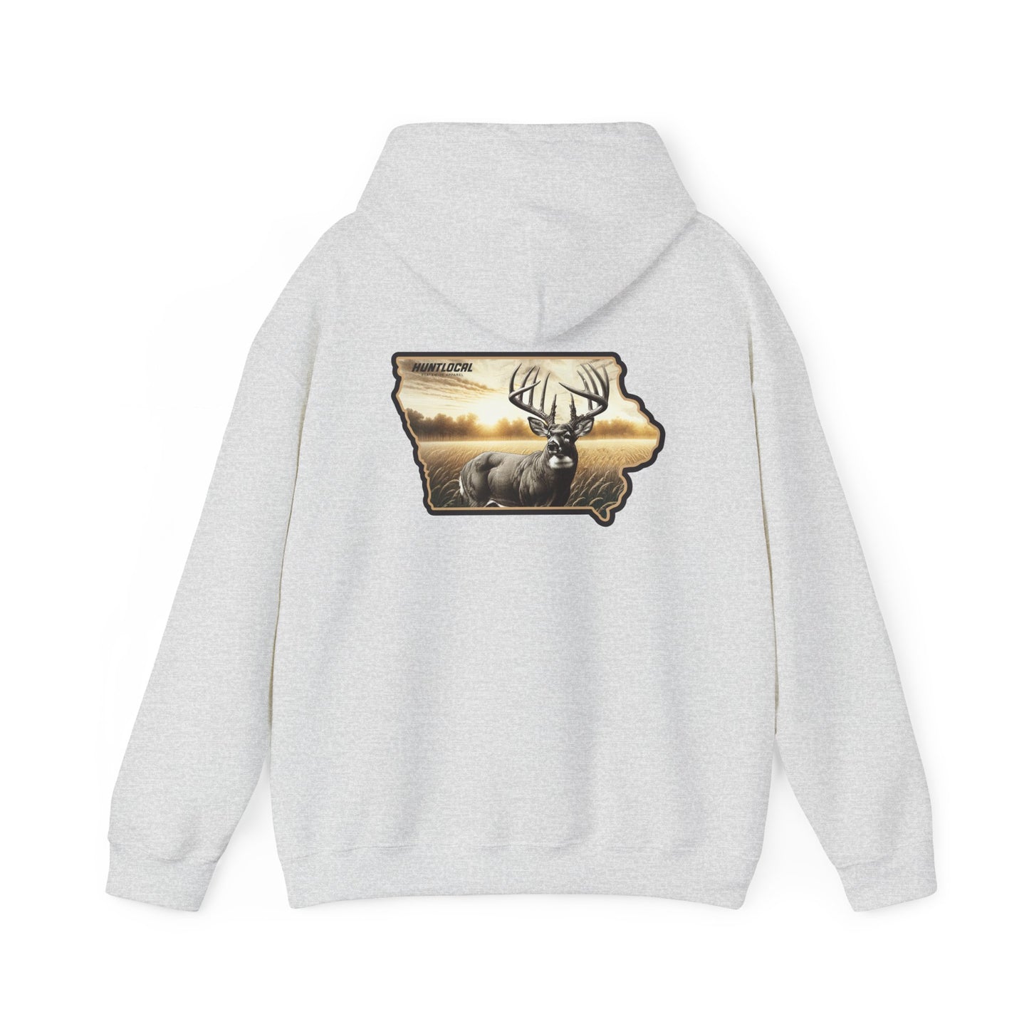 Iowa - Whitetail Buck Hoodie (back)