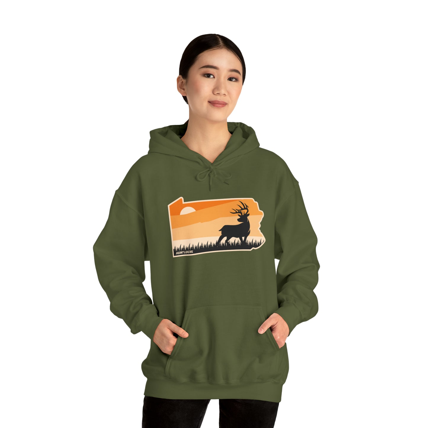 Pennsylvania - Sunset Buck Hoodie