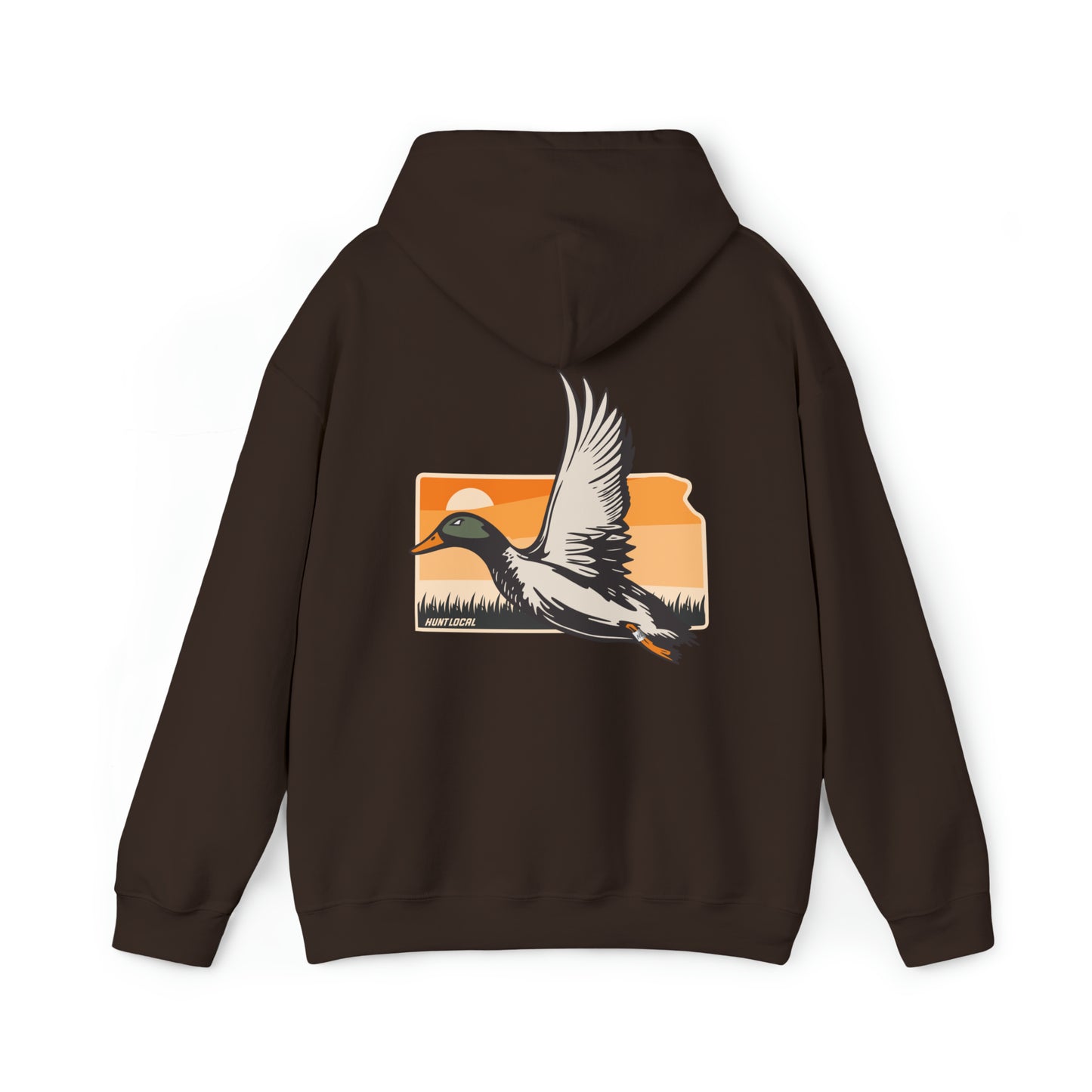 Kansas - Sunset Waterfowl Hoodie (back)