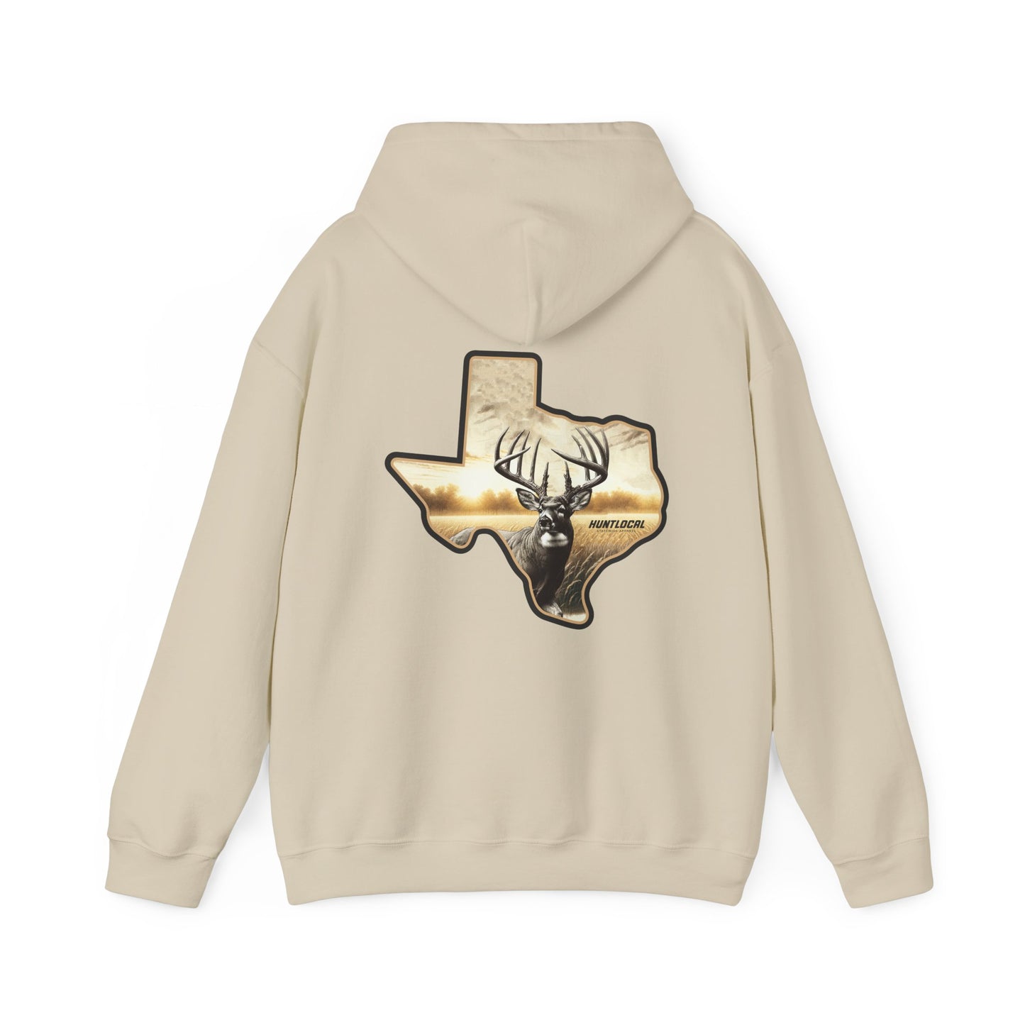 Texas - Whitetail Buck Hoodie (back)