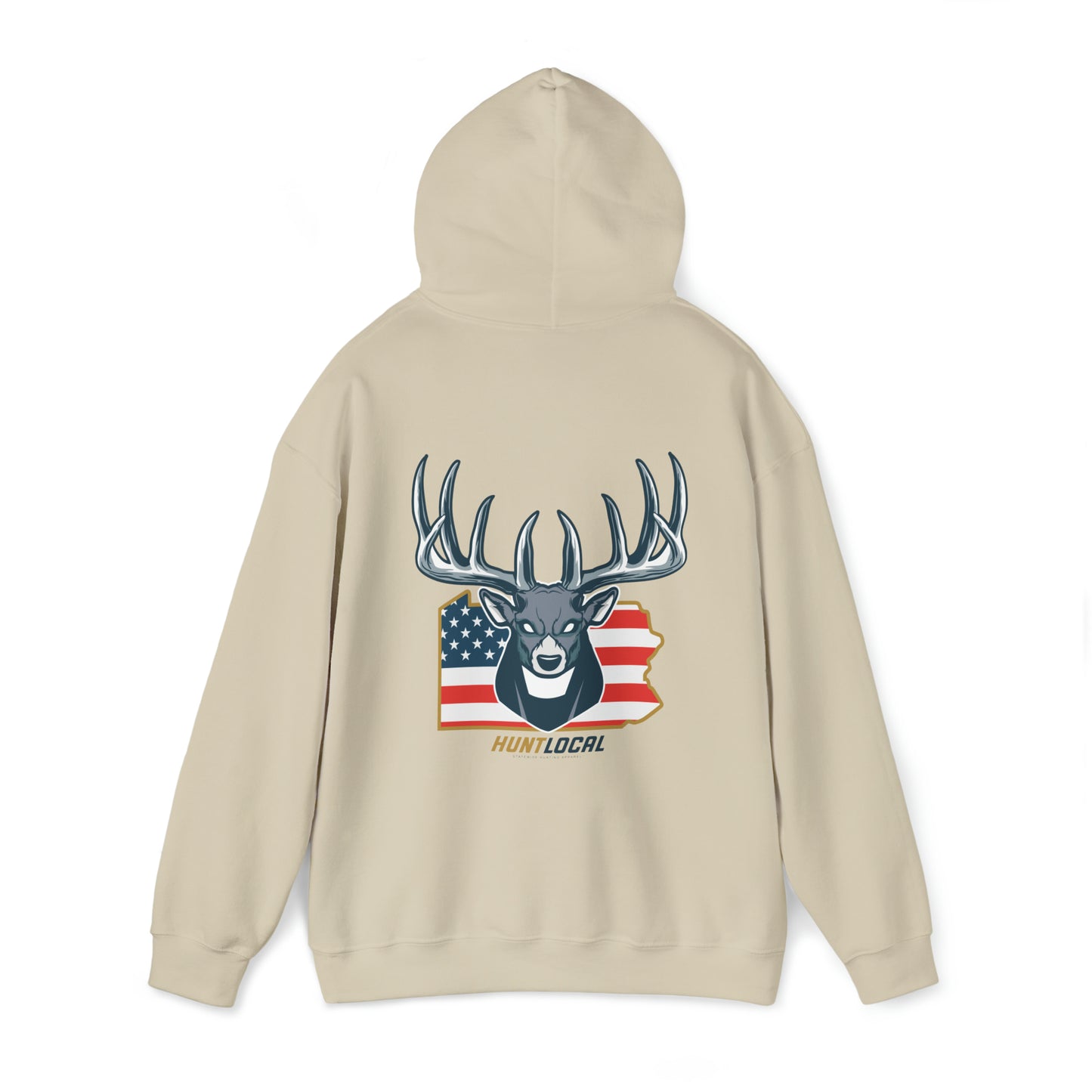Pennsylvania - USA Buck Hoodie (back)