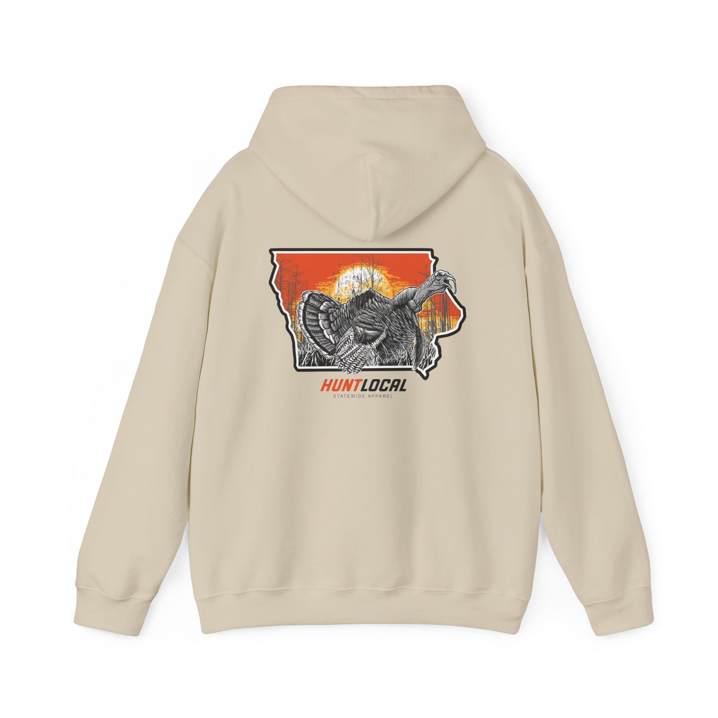 Iowa - Sunrise Turkey Hoodie (back)