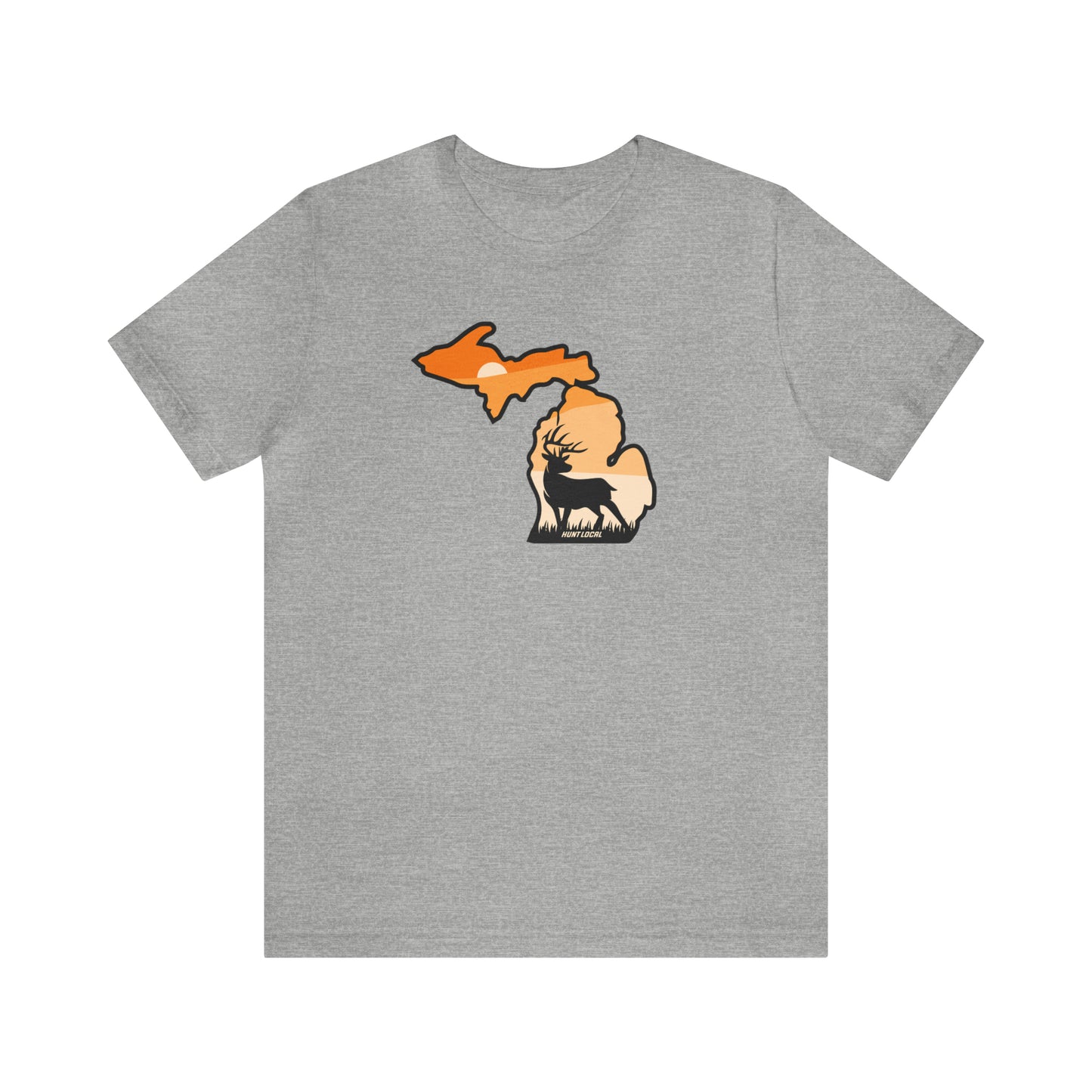 Michigan - Sunset Buck Front Tee