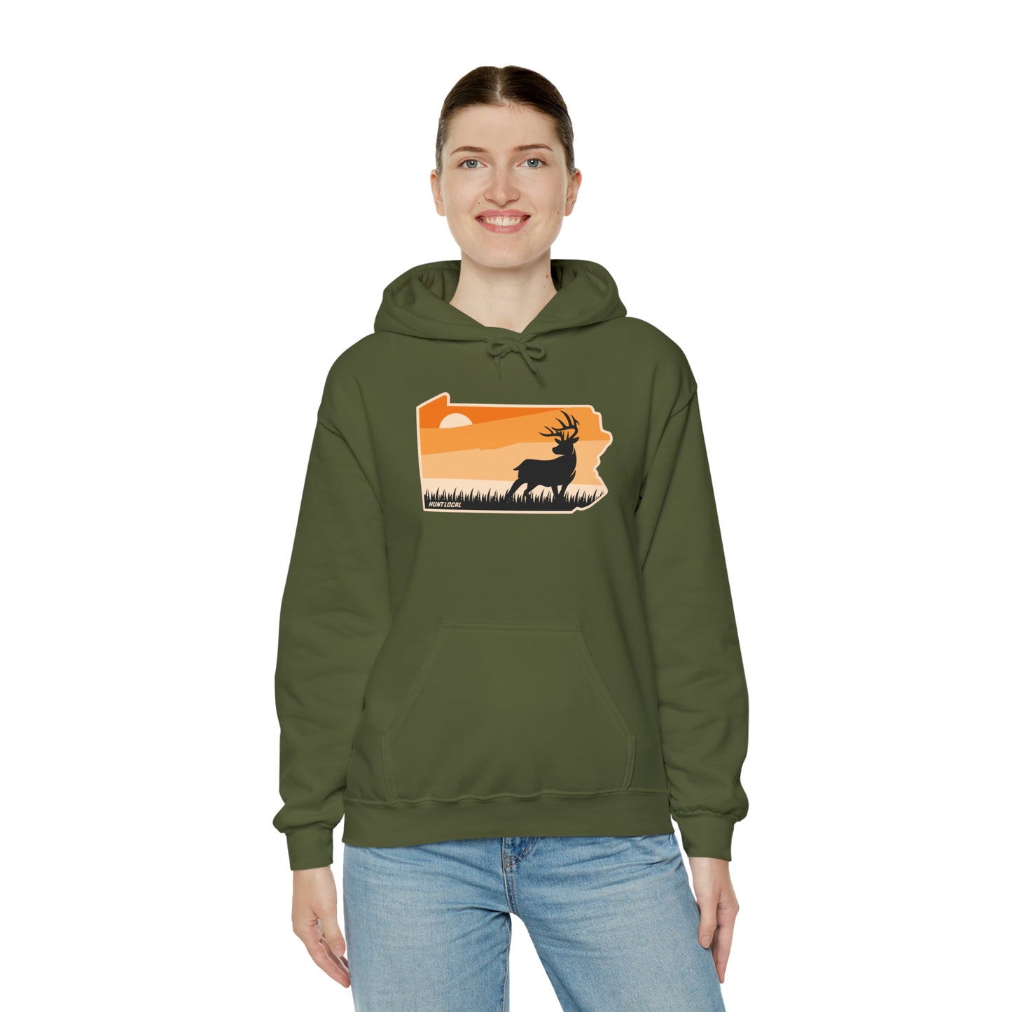 Pennsylvania - Sunset Buck Hoodie