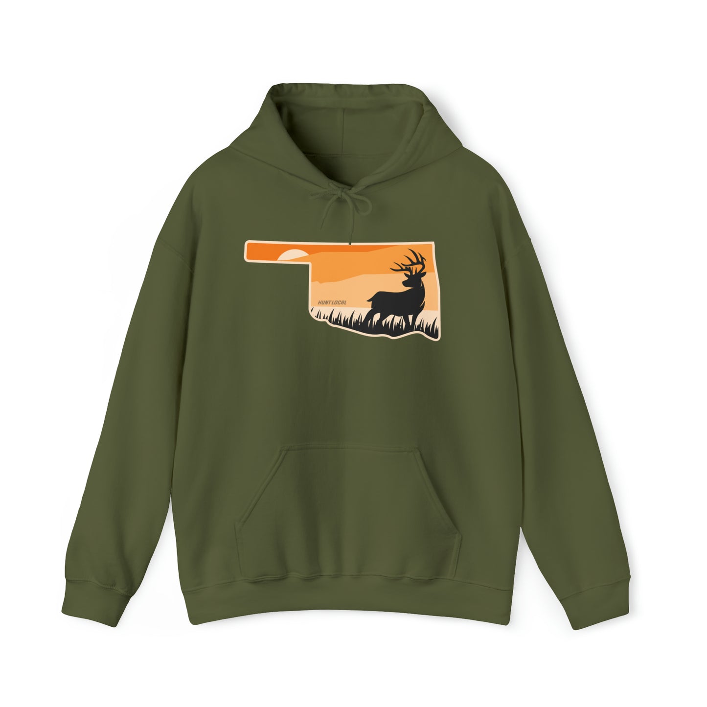 Oklahoma - Sunset Buck Hoodie