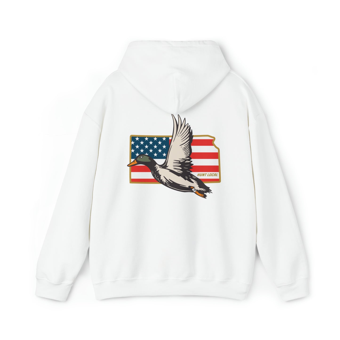 Kansas - USA Waterfowl Hoodie (back)